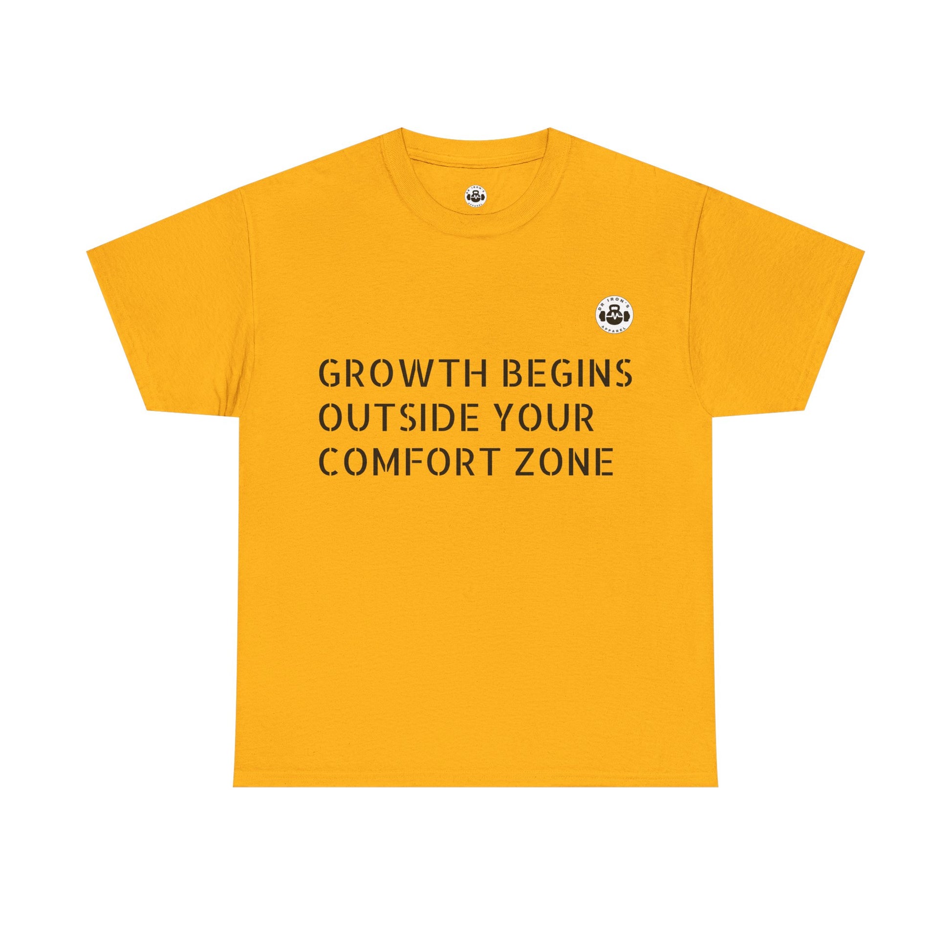 Inspirational Growth Tee, Motivational T-Shirt, Comfortable Cotton Shirt, Gift for Graduates, Personal Growth Apparel