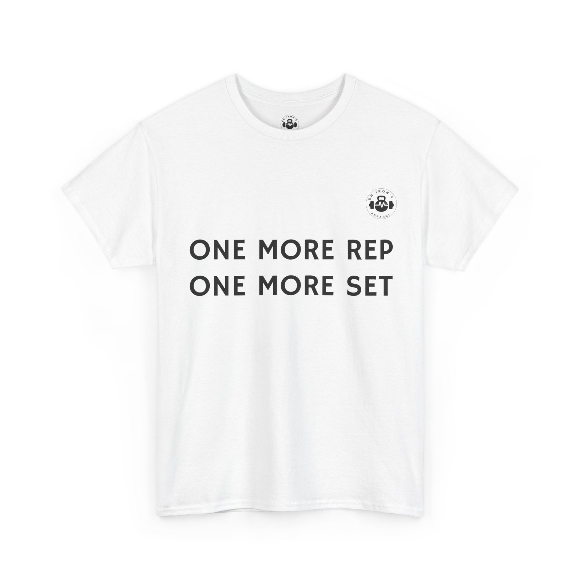 Motivational Workout Tee - One More Rep One More Set, Fitness Shirt, Gym Top, Gift for Gym Lovers, Casual Wear