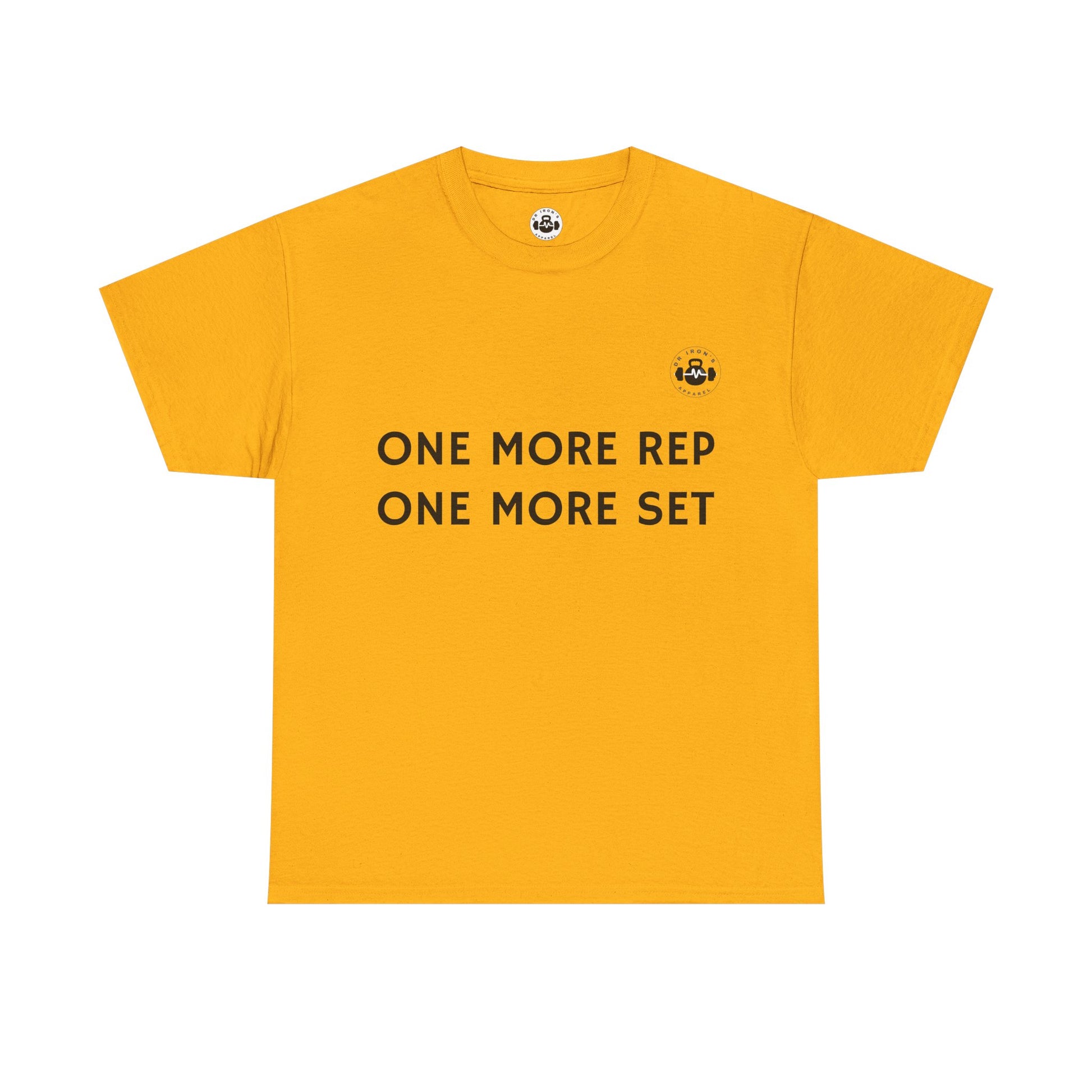 Motivational Workout Tee - One More Rep One More Set, Fitness Shirt, Gym Top, Gift for Gym Lovers, Casual Wear