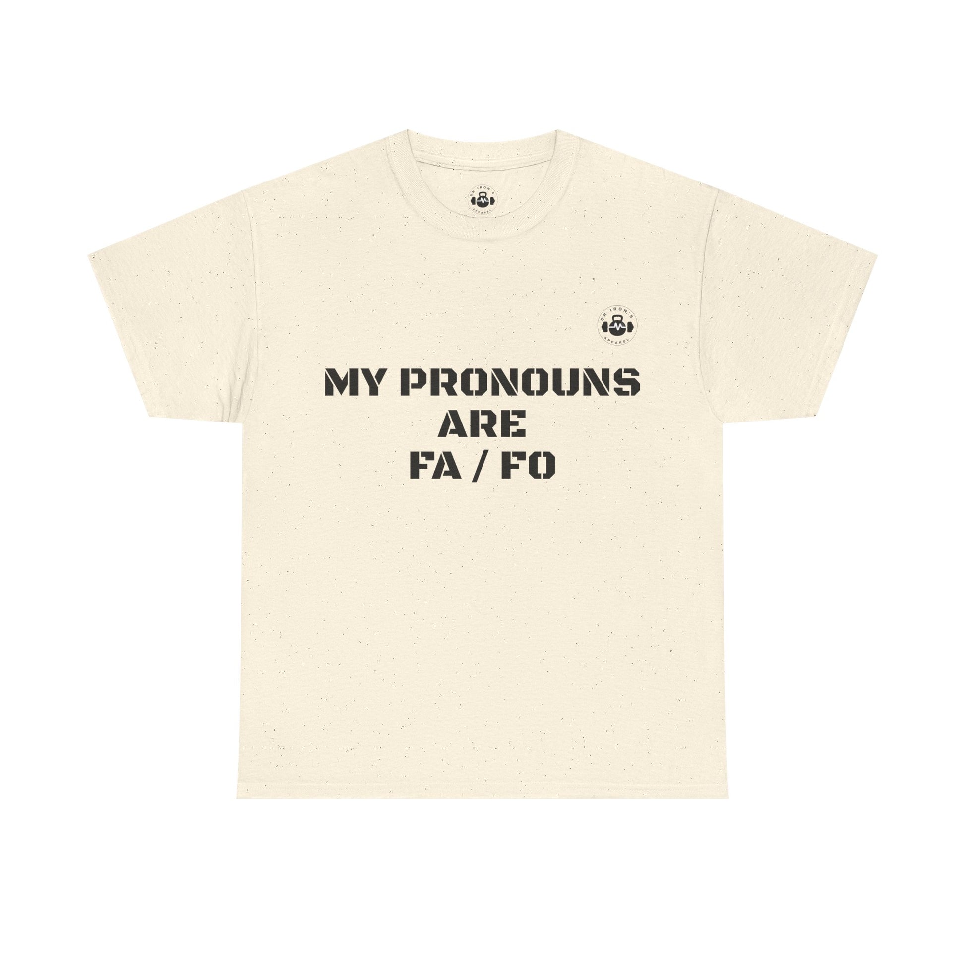 Unisex Heavy Cotton Tee - My Pronouns Are FA/FO, Pride Apparel, LGBTQ+ T-Shirt, Gender Expression Tee, Equality Support Shirt, [...]