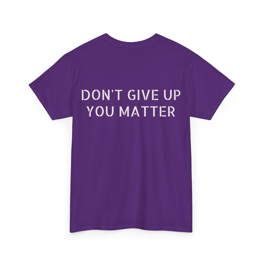 Motivational Fitness Tee - Unisex Heavy Cotton Shirt, Workout Apparel, Gym Gift, Positive Vibes, Mental Health Awareness, [...]