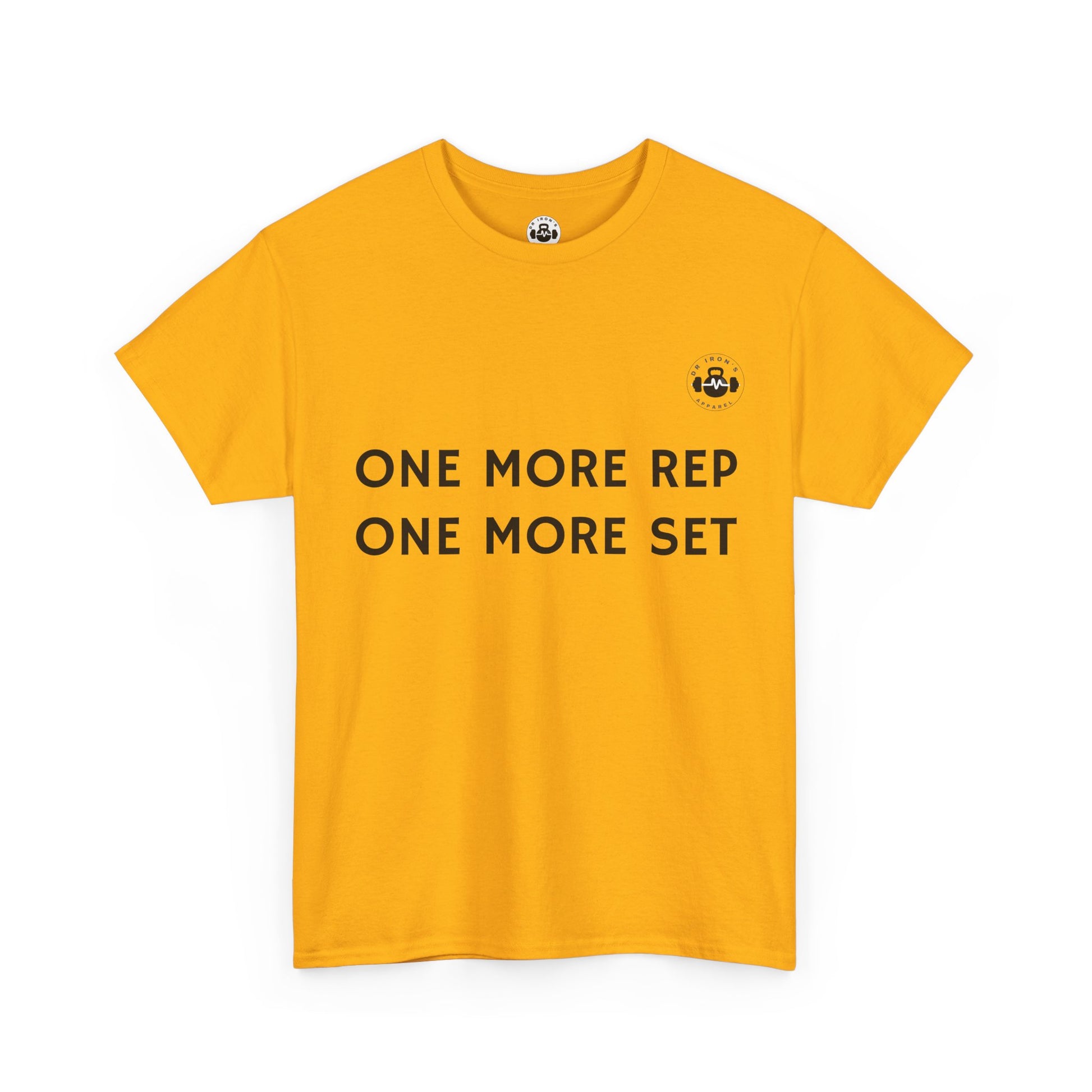 Motivational Workout Tee - One More Rep One More Set, Fitness Shirt, Gym Top, Gift for Gym Lovers, Casual Wear
