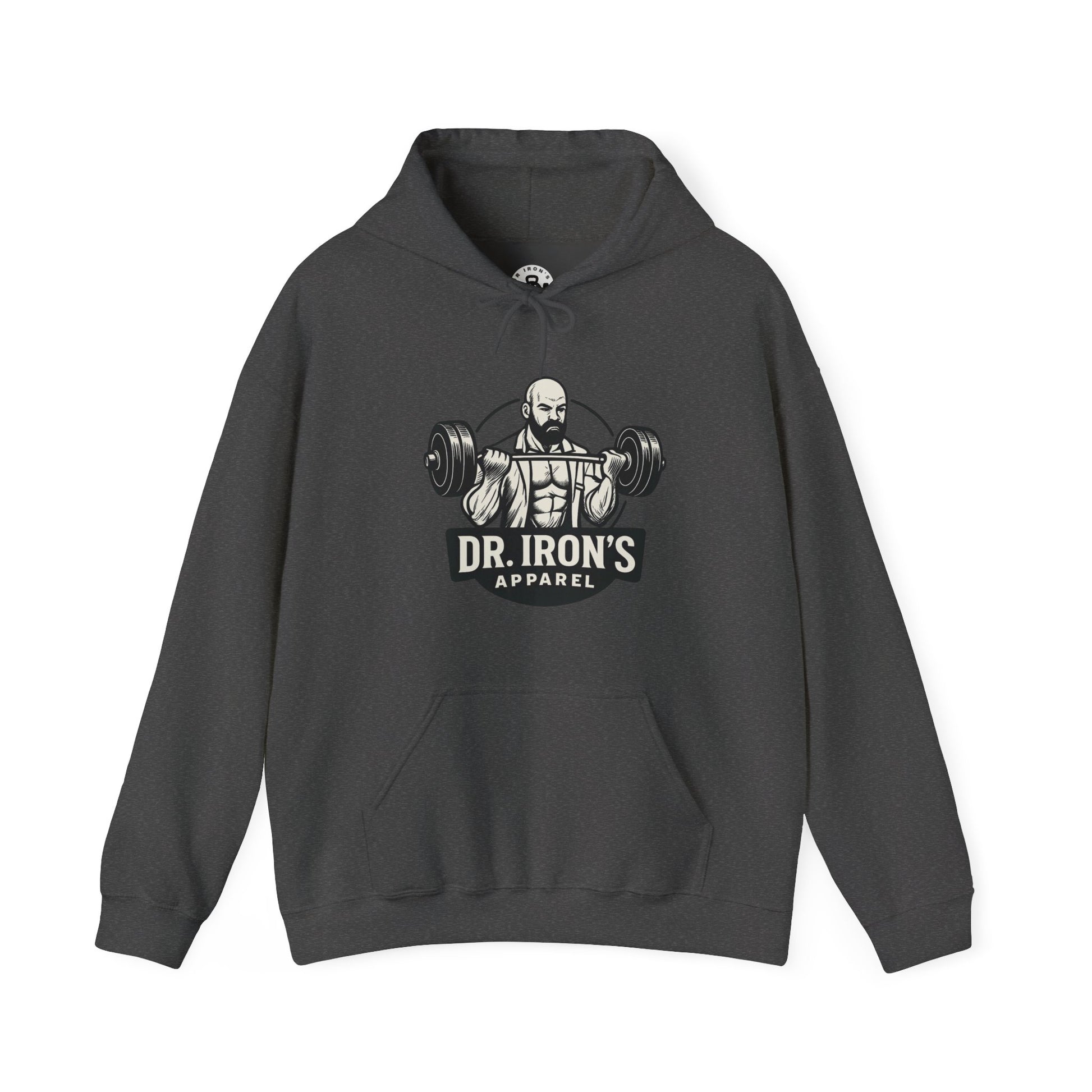 Copy of Dr. Iron's Motivational Fitness Hoodie, Gym Apparel, Unisex Sweatshirt, Workout Gift, Inspirational Clothing, Fitness Goals