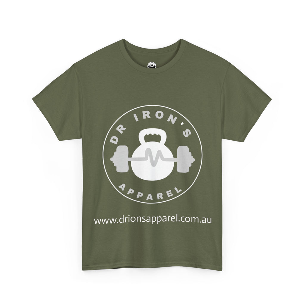 Motivational Fitness Tee, Unisex Heavy Cotton Tee, Workout Shirt, Gift for Him/Her, Inspirational Quote Tee, Gym Apparel