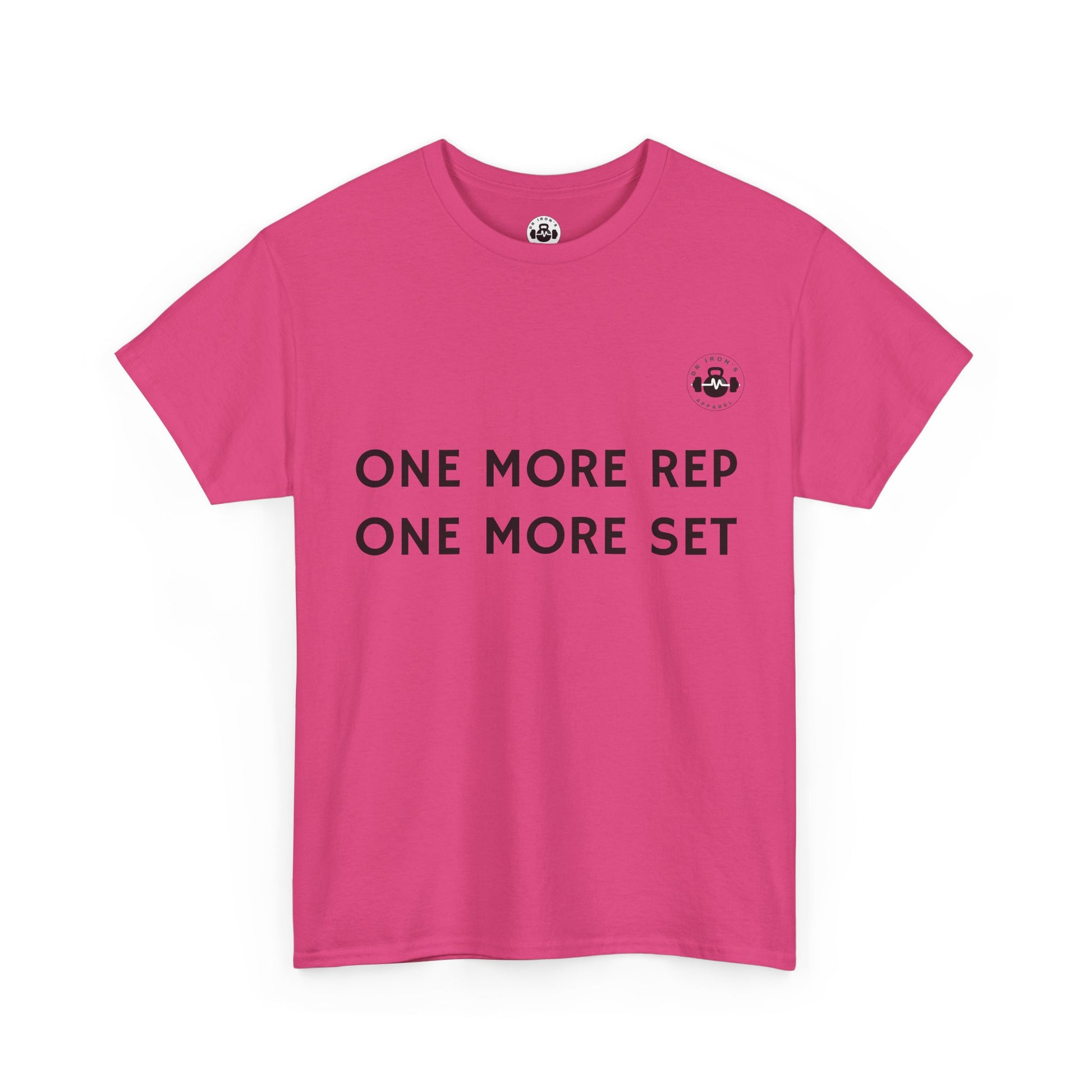 Motivational Workout Tee - One More Rep One More Set, Fitness Shirt, Gym Top, Gift for Gym Lovers, Casual Wear