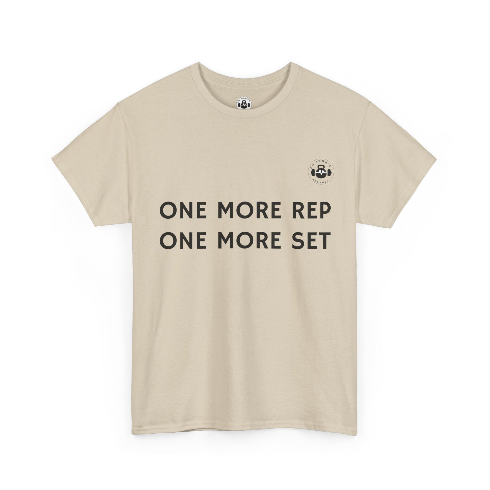 Motivational Workout Tee - One More Rep One More Set, Fitness Shirt, Gym Top, Gift for Gym Lovers, Casual Wear
