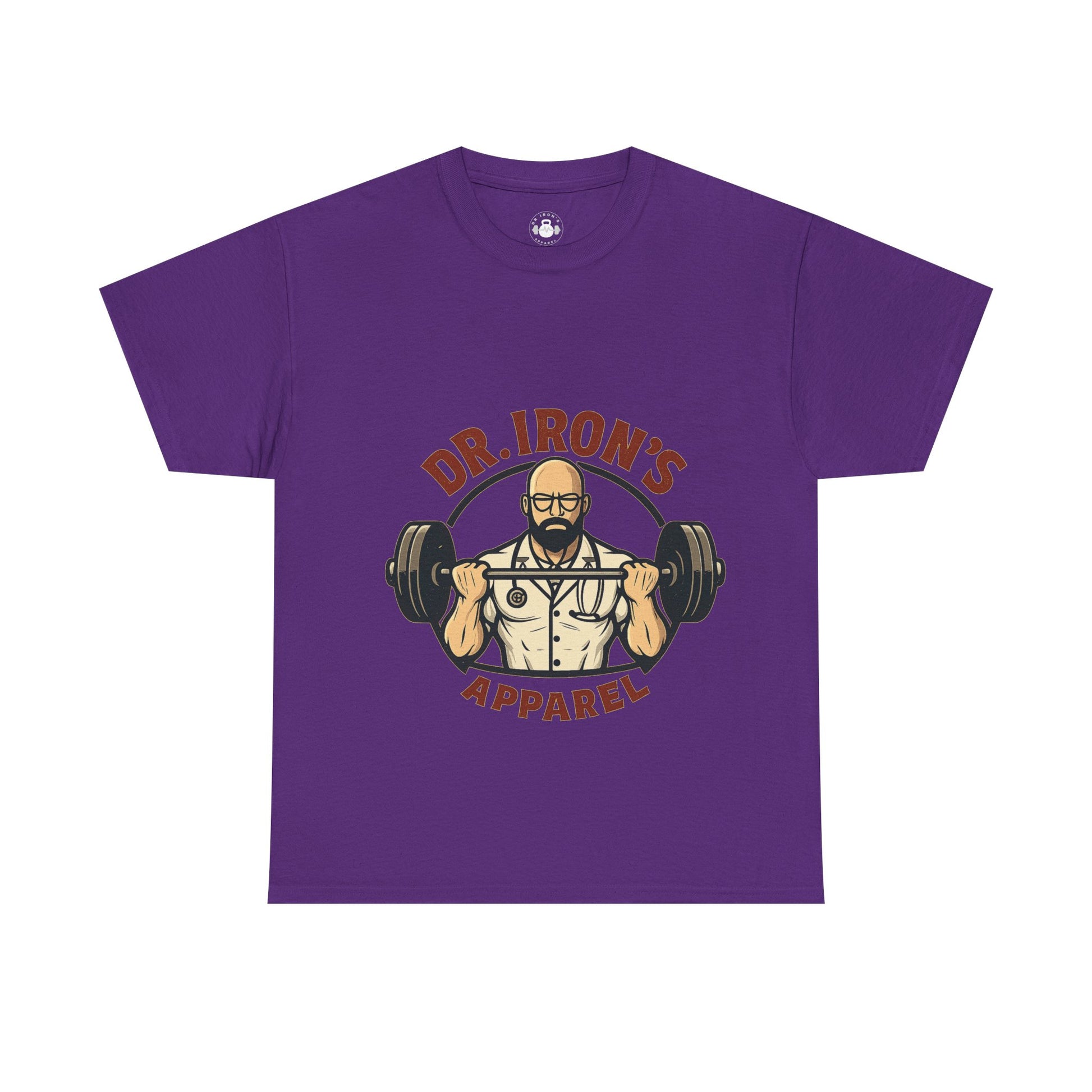 Gym Motivation Tee - Dr. Iron's Apparel, Fitness Shirt, Workout Gear, Weightlifting Gift, Inspirational T-Shirt