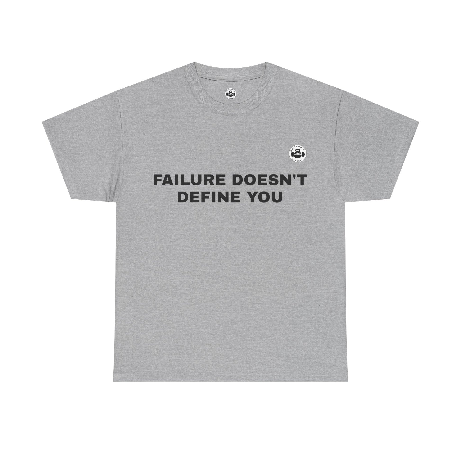 Motivational Unisex Tee - Failure Doesn't Define You, Inspirational Shirt, Gift for Supportive Friends, Confidence Boosting Apparel, [...]