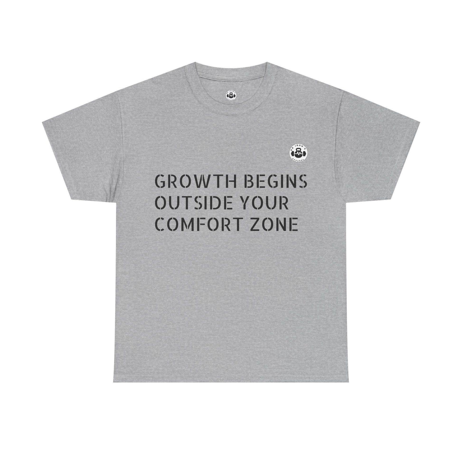Inspirational Growth Tee, Motivational T-Shirt, Comfortable Cotton Shirt, Gift for Graduates, Personal Growth Apparel