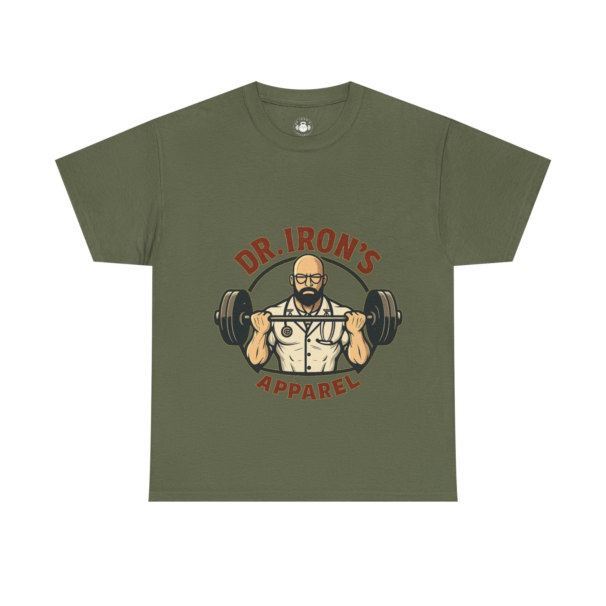 Gym Motivation Tee - Dr. Iron's Apparel, Fitness Shirt, Workout Gear, Weightlifting Gift, Inspirational T-Shirt