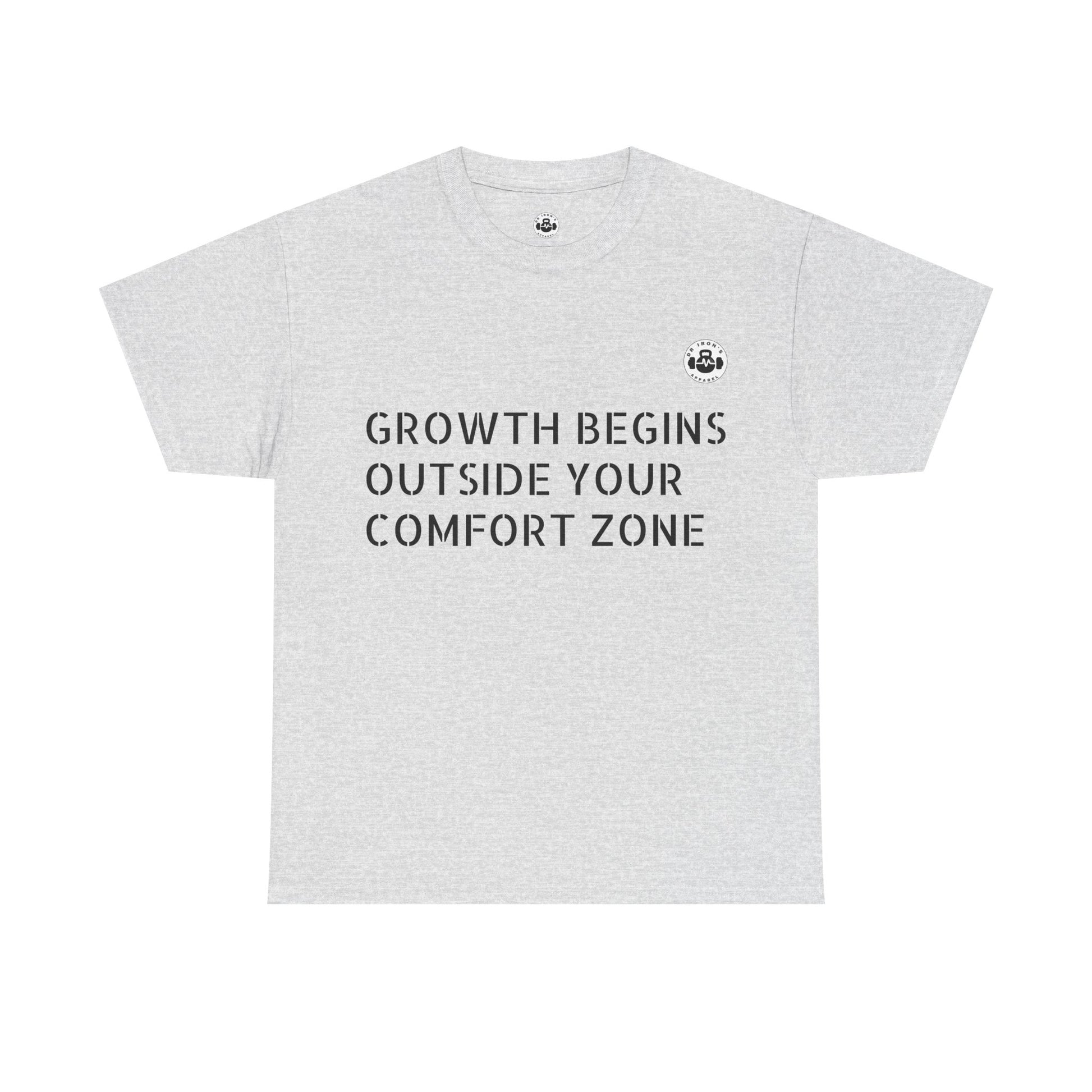 Inspirational Growth Tee, Motivational T-Shirt, Comfortable Cotton Shirt, Gift for Graduates, Personal Growth Apparel