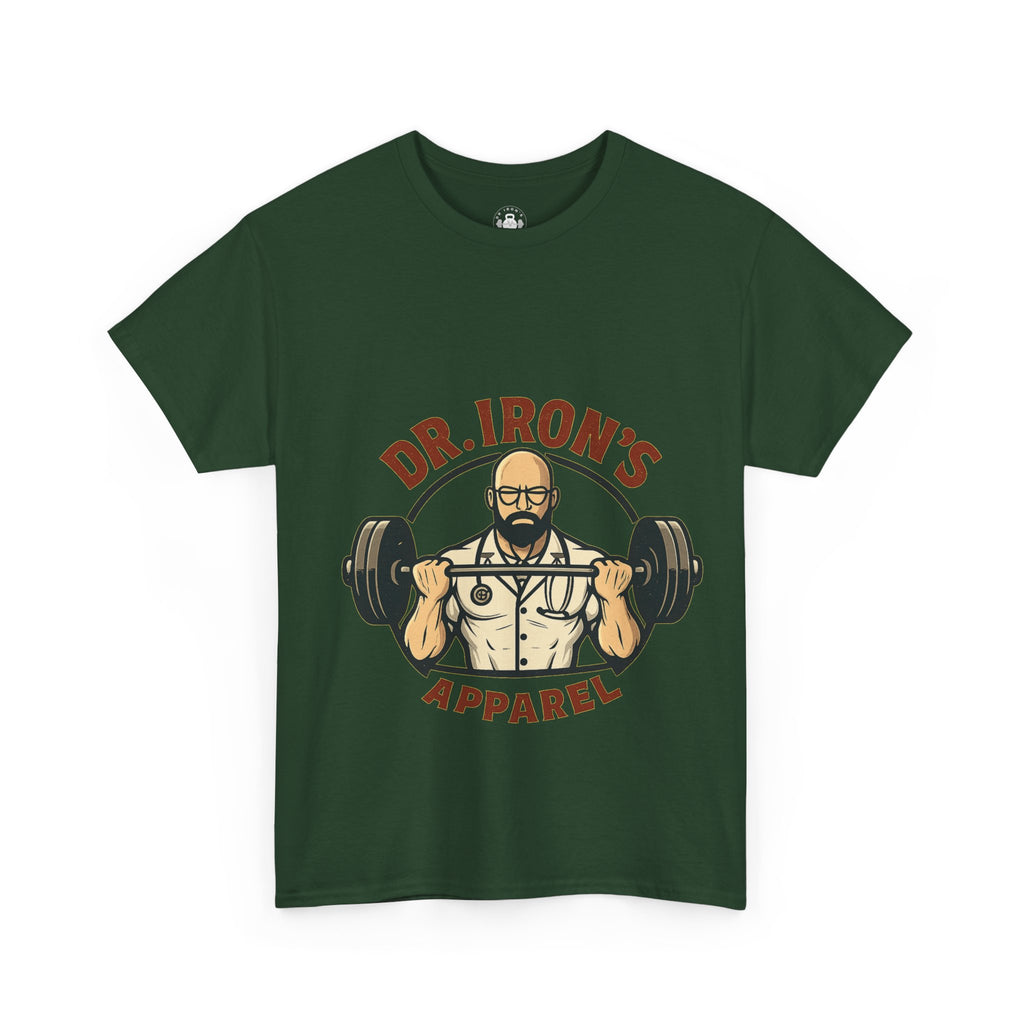 Gym Motivation Tee - Dr. Iron's Apparel, Fitness Shirt, Workout Gear, Weightlifting Gift, Inspirational T-Shirt