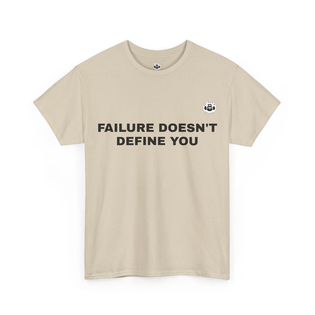 Motivational Unisex Tee - Failure Doesn't Define You, Inspirational Shirt, Gift for Supportive Friends, Confidence Boosting Apparel, [...]