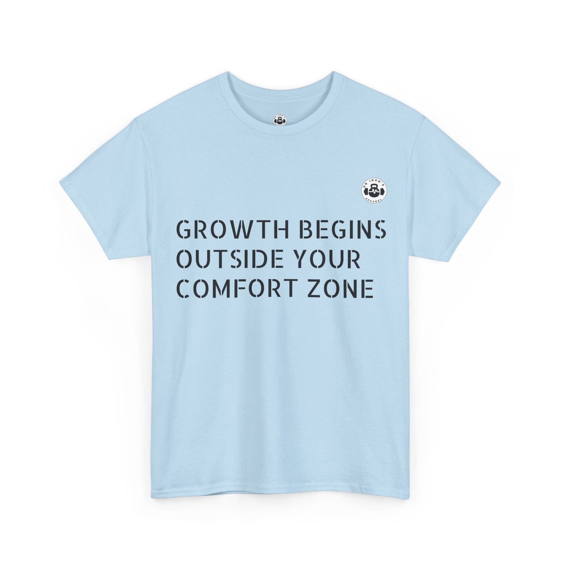 Inspirational Growth Tee, Motivational T-Shirt, Comfortable Cotton Shirt, Gift for Graduates, Personal Growth Apparel