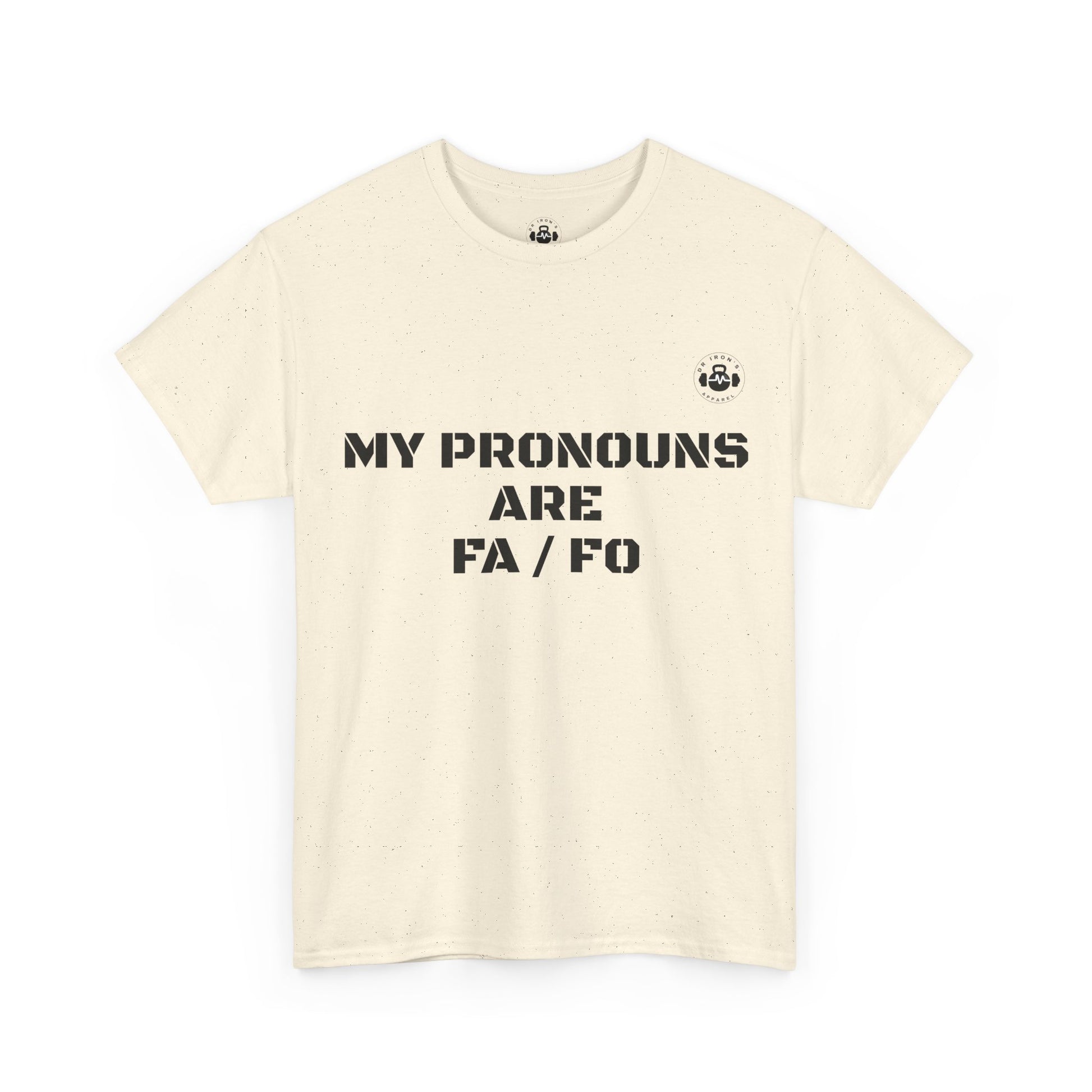 Unisex Heavy Cotton Tee - My Pronouns Are FA/FO, Pride Apparel, LGBTQ+ T-Shirt, Gender Expression Tee, Equality Support Shirt, [...]