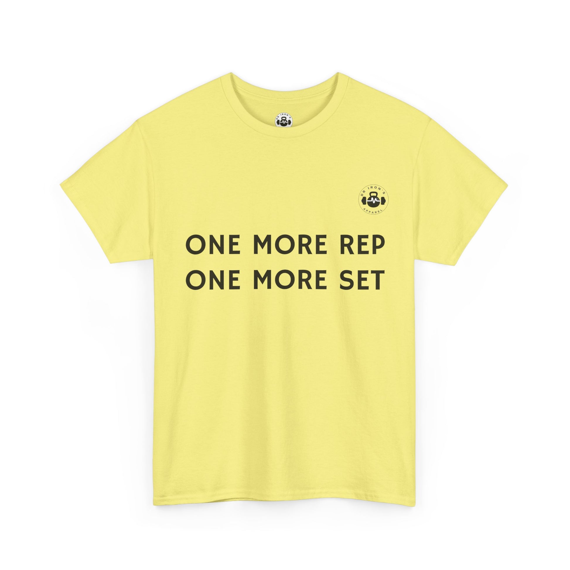 Motivational Workout Tee - One More Rep One More Set, Fitness Shirt, Gym Top, Gift for Gym Lovers, Casual Wear