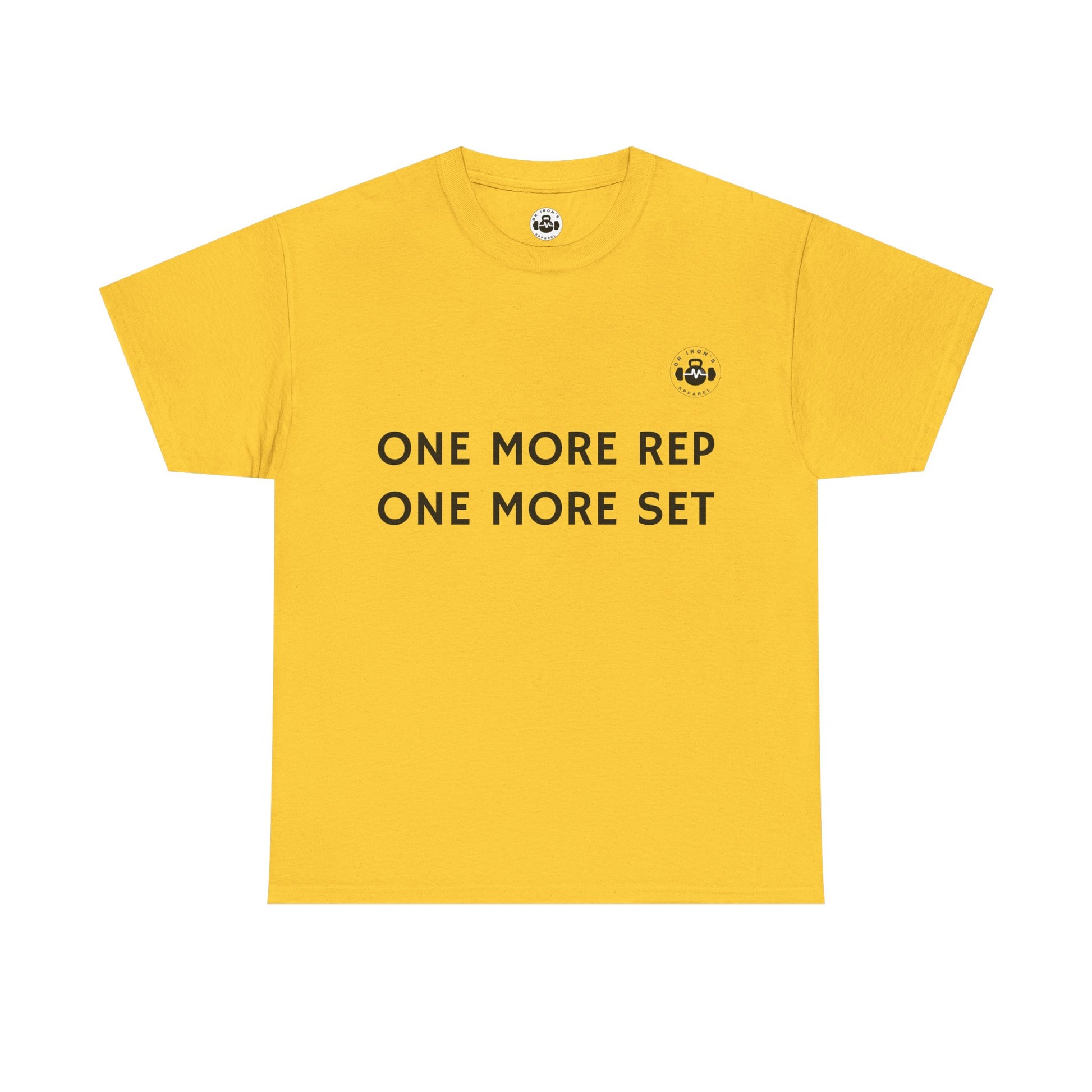 Motivational Workout Tee - One More Rep One More Set, Fitness Shirt, Gym Top, Gift for Gym Lovers, Casual Wear