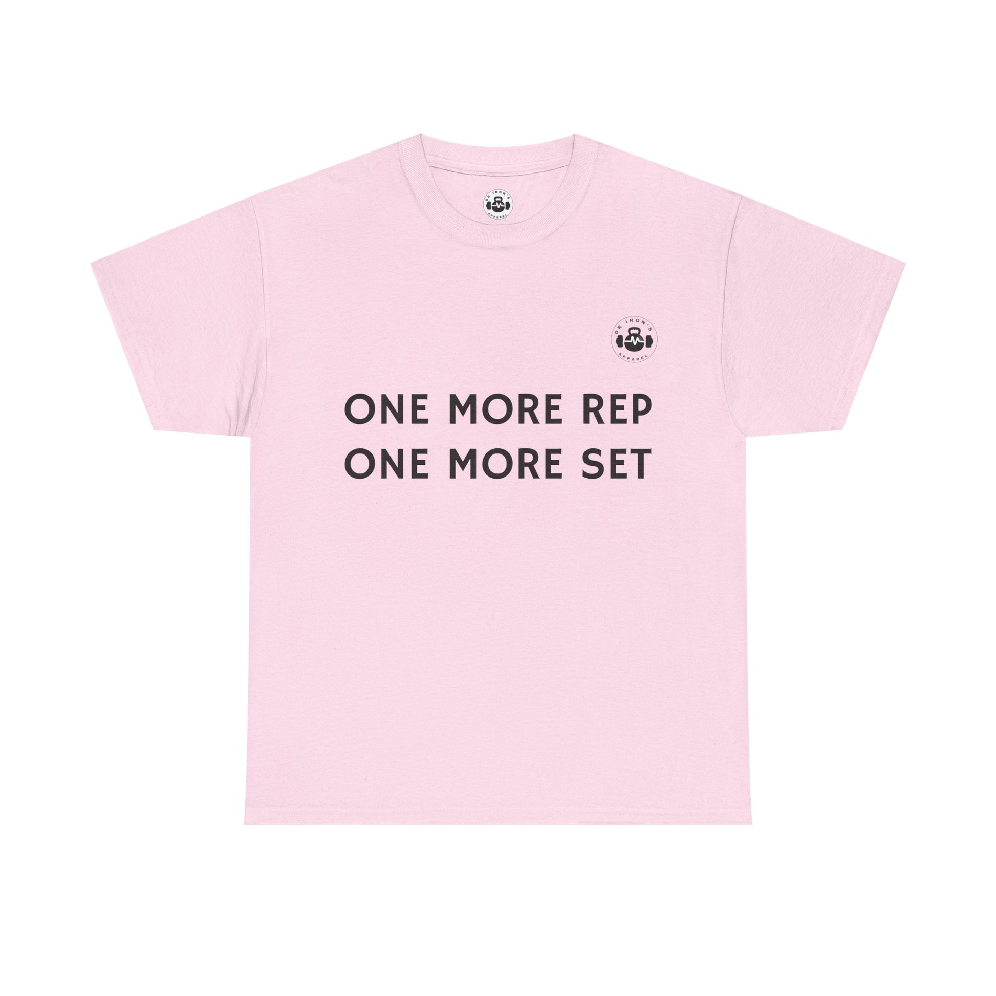Motivational Workout Tee - One More Rep One More Set, Fitness Shirt, Gym Top, Gift for Gym Lovers, Casual Wear