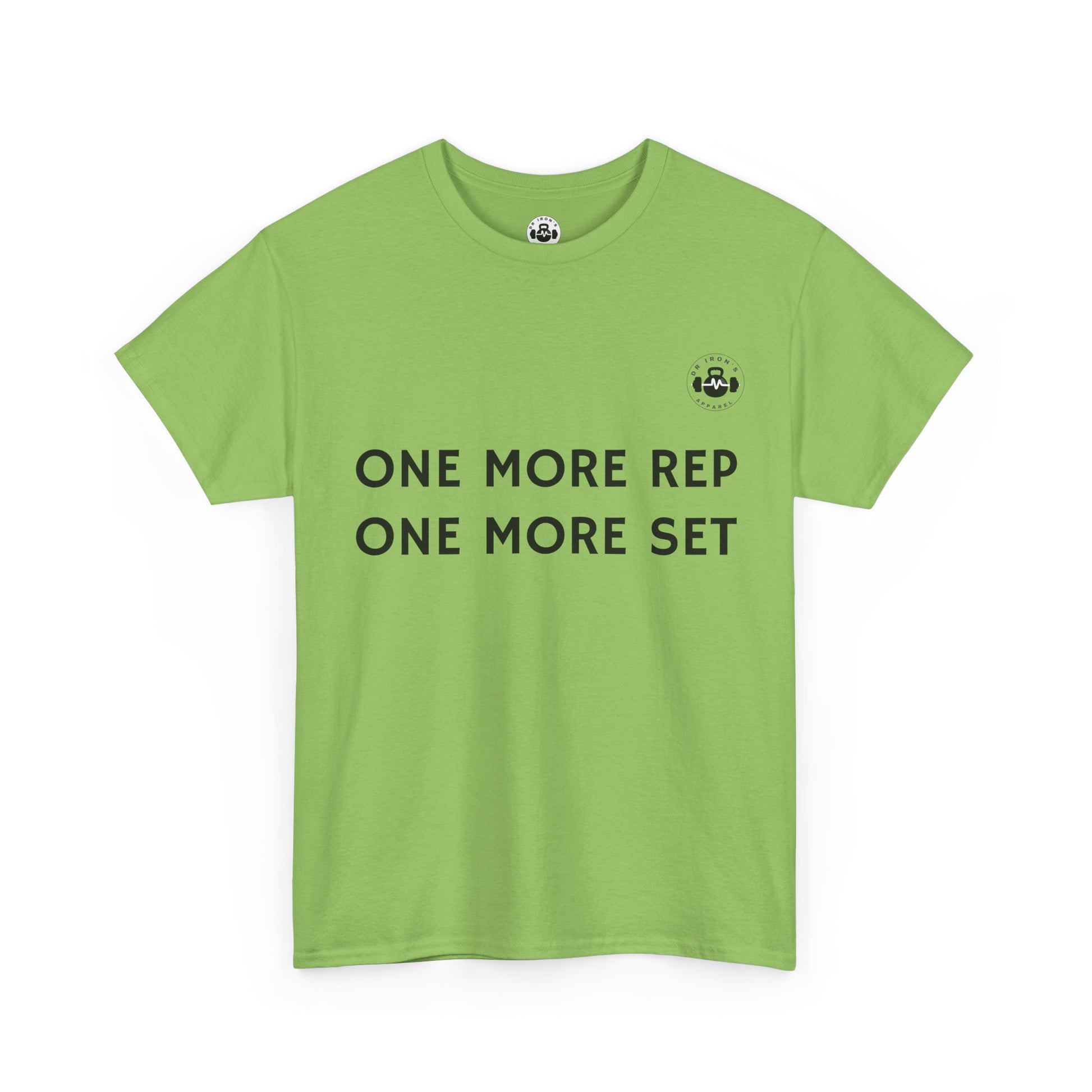 Motivational Workout Tee - One More Rep One More Set, Fitness Shirt, Gym Top, Gift for Gym Lovers, Casual Wear