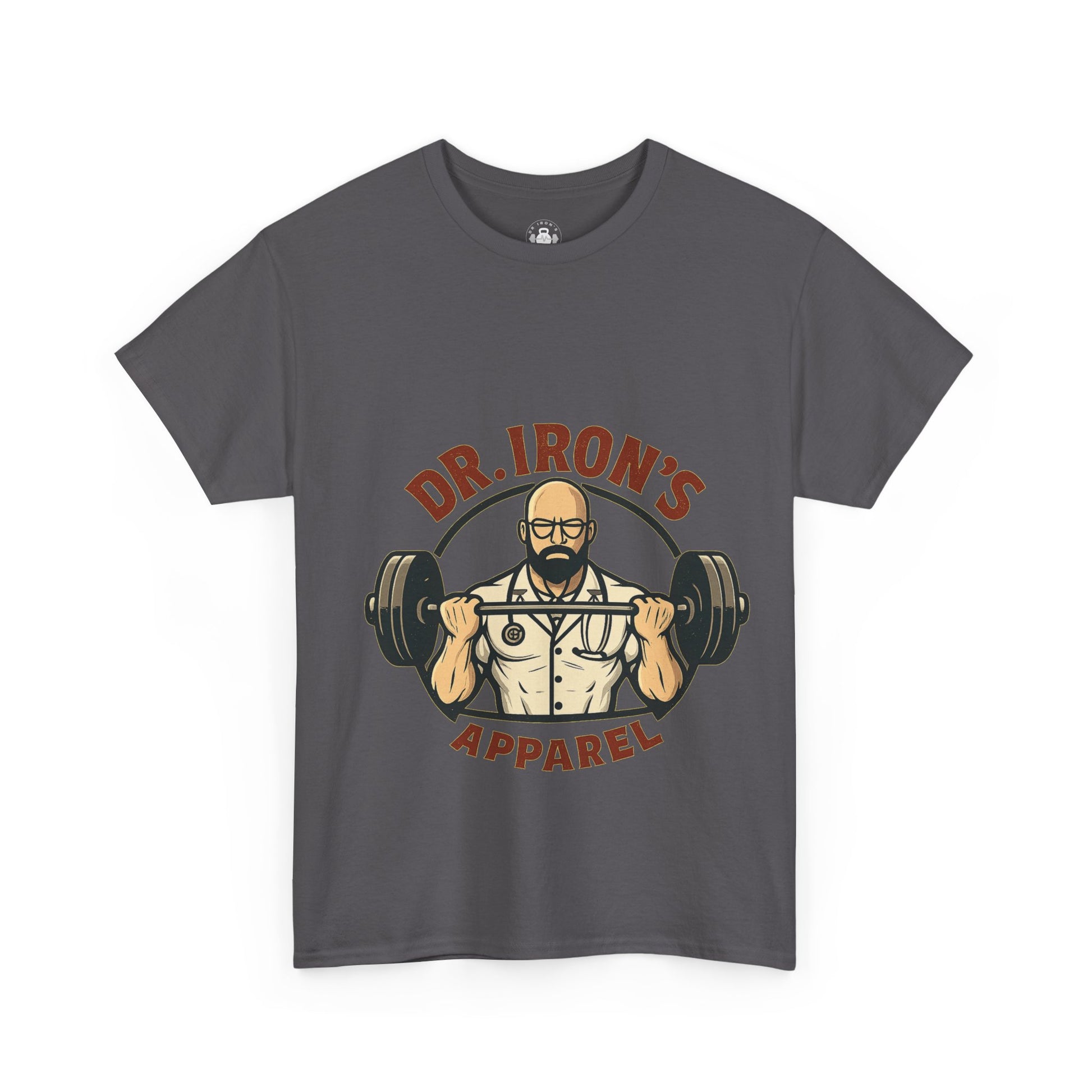 Gym Motivation Tee - Dr. Iron's Apparel, Fitness Shirt, Workout Gear, Weightlifting Gift, Inspirational T-Shirt