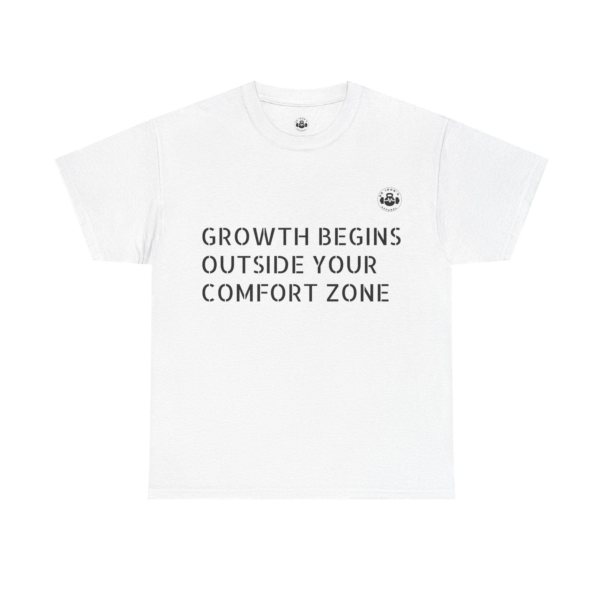 Inspirational Growth Tee, Motivational T-Shirt, Comfortable Cotton Shirt, Gift for Graduates, Personal Growth Apparel