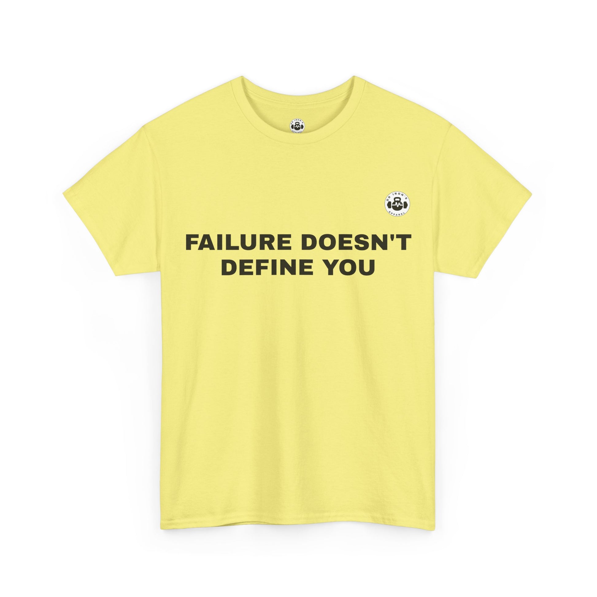 Motivational Unisex Tee - Failure Doesn't Define You, Inspirational Shirt, Gift for Supportive Friends, Confidence Boosting Apparel, [...]