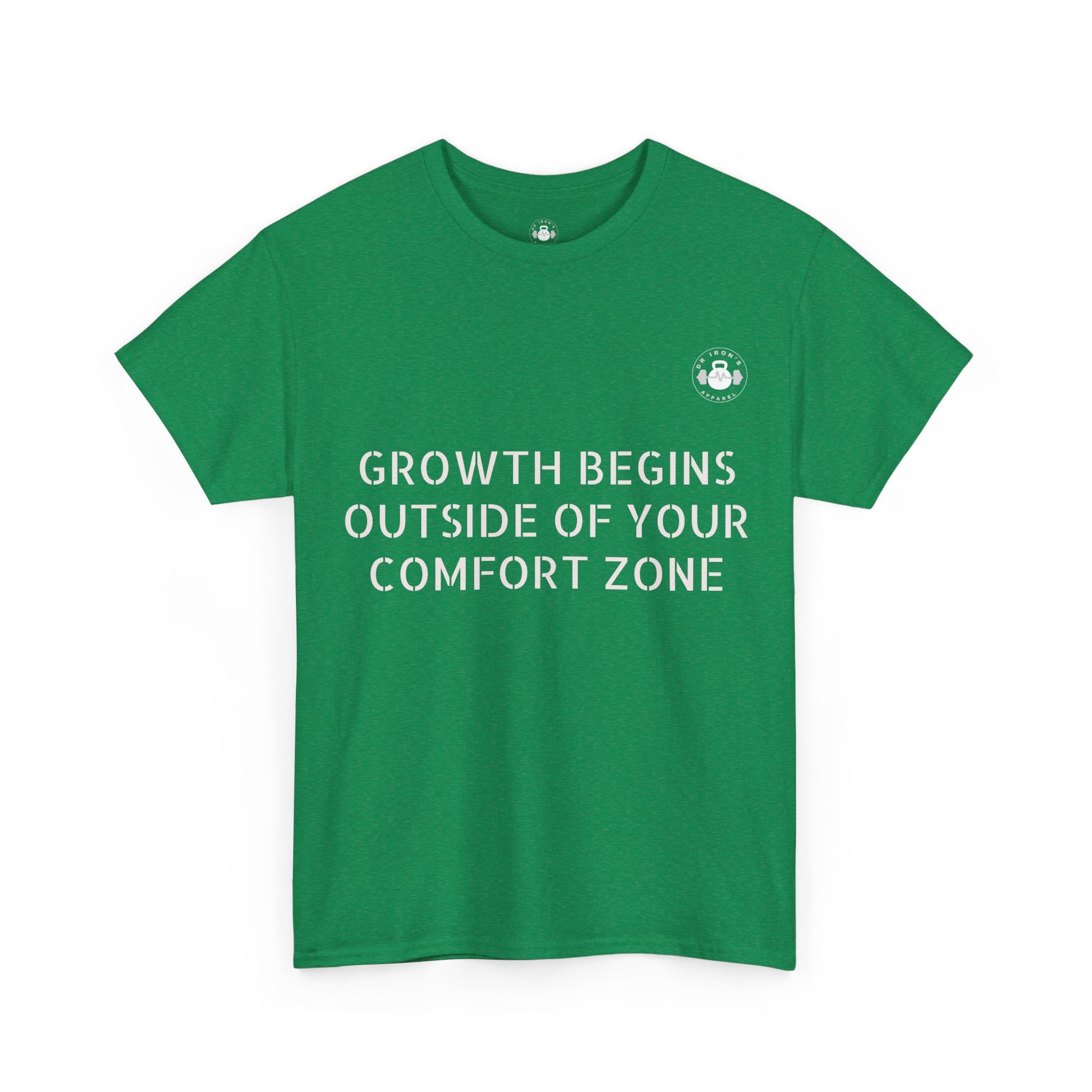 Inspirational Growth Tee, Motivational T-Shirt, Comfort Zone Quote, Unisex Cotton Top, Gift for Dreamers, Positive Vibes apparel