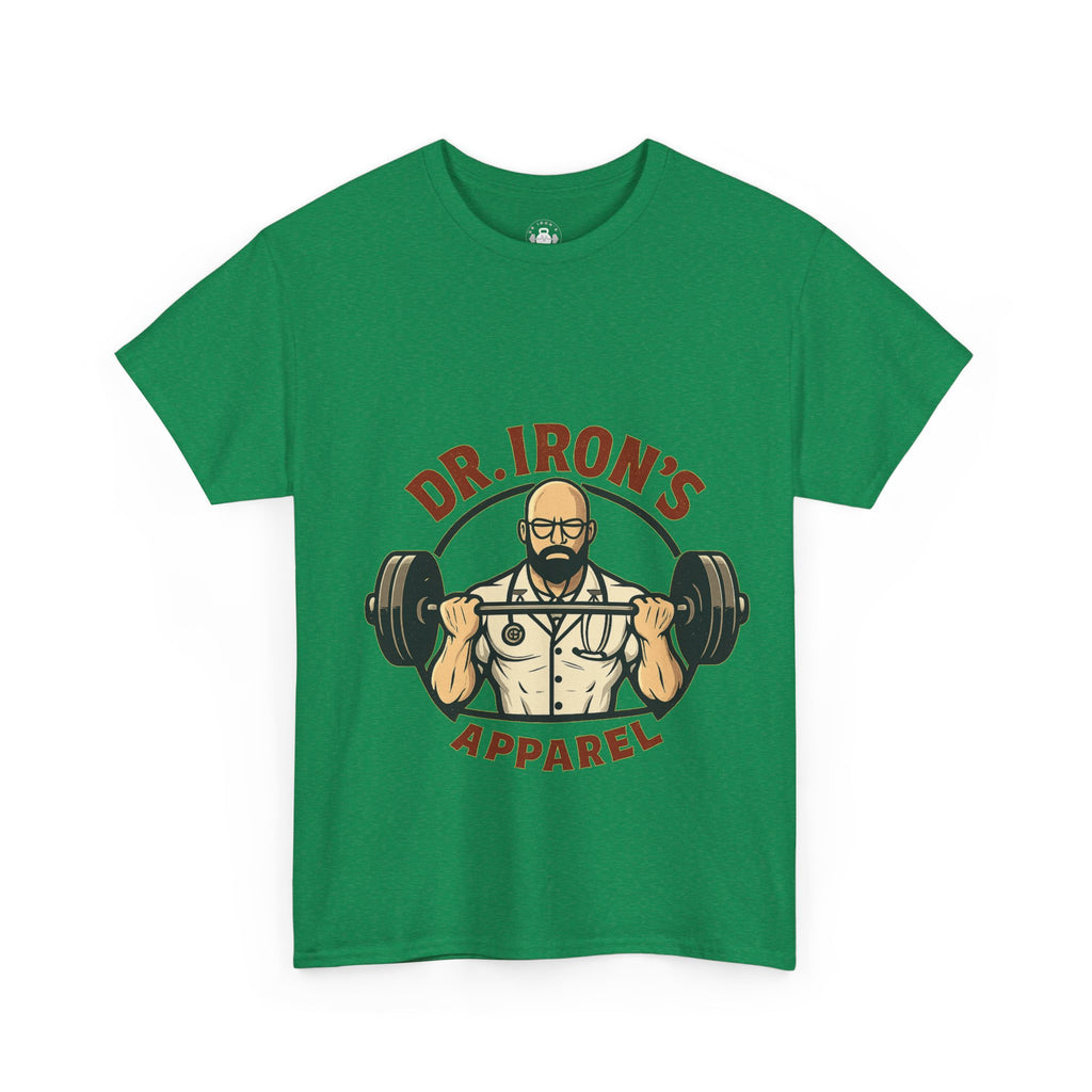 Gym Motivation Tee - Dr. Iron's Apparel, Fitness Shirt, Workout Gear, Weightlifting Gift, Inspirational T-Shirt