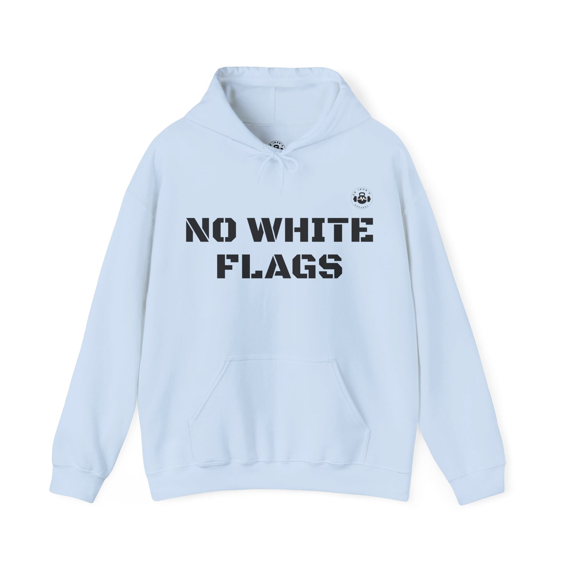 No White Flags Hoodie - Empowering Unisex Sweatshirt for Everyday Comfort, Perfect Gift for Inspirational Moments, Casual Style, [...]