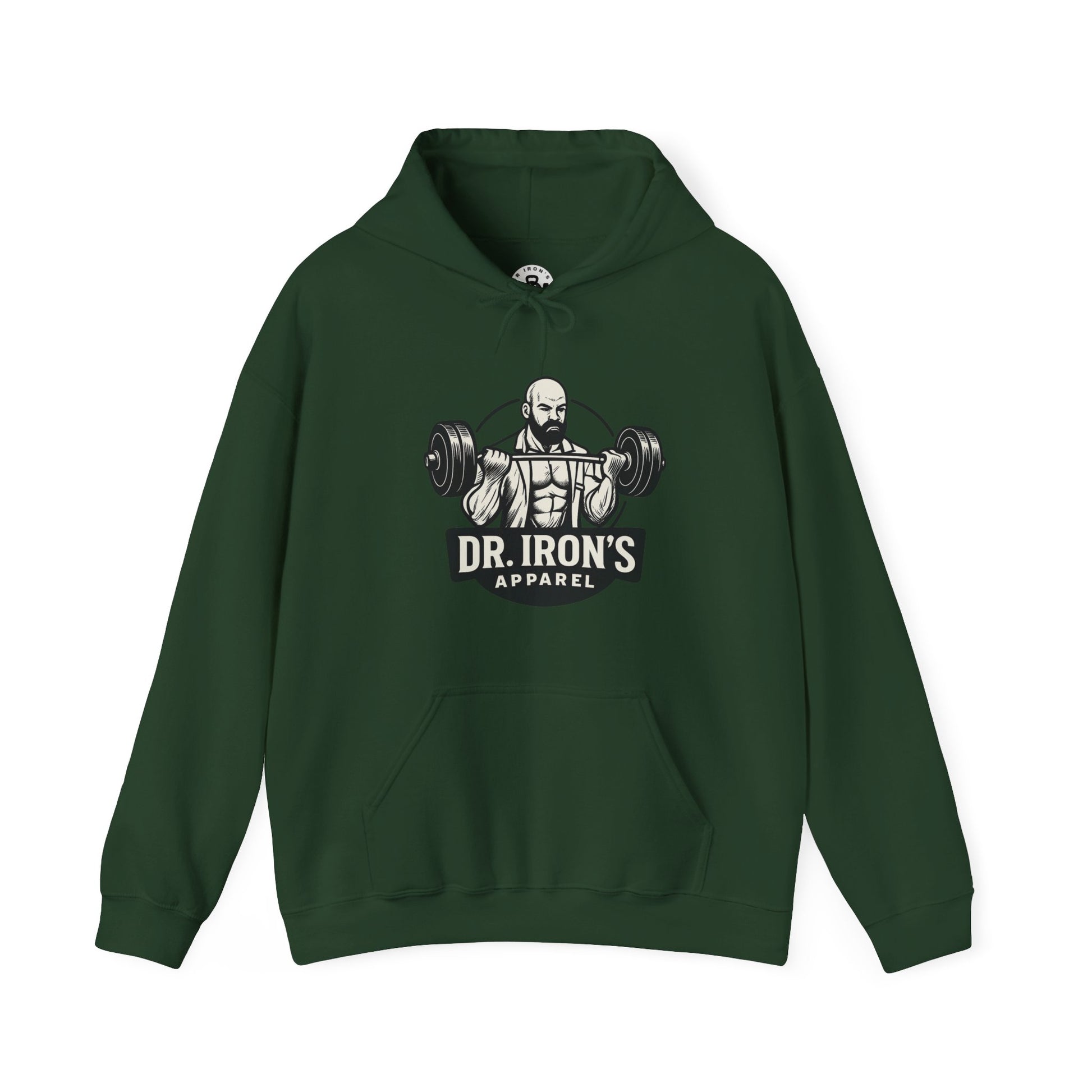 Copy of Dr. Iron's Motivational Fitness Hoodie, Gym Apparel, Unisex Sweatshirt, Workout Gift, Inspirational Clothing, Fitness Goals