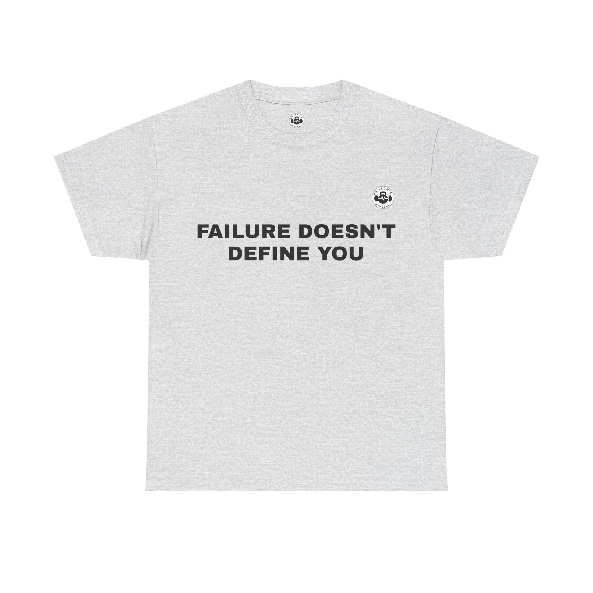 Motivational Unisex Tee - Failure Doesn't Define You, Inspirational Shirt, Gift for Supportive Friends, Confidence Boosting Apparel, [...]