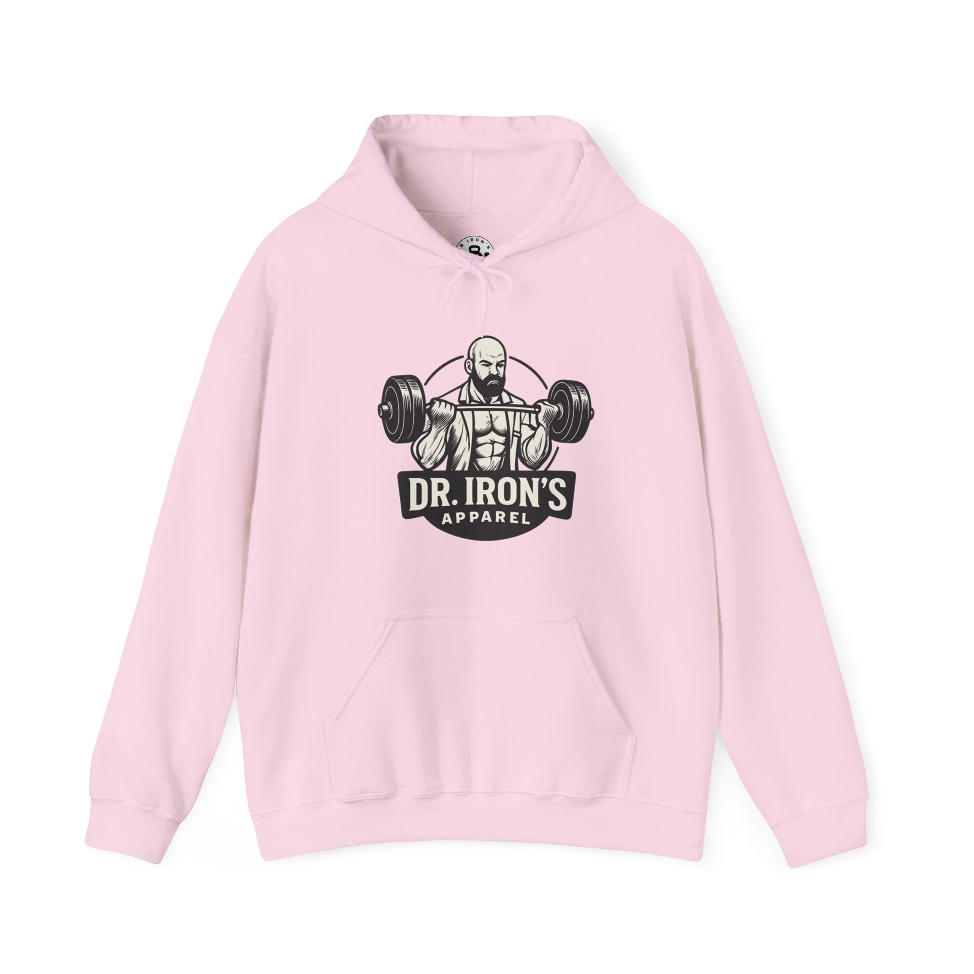 Dr. Iron's Motivational Fitness Hoodie, Gym Apparel, Unisex Sweatshirt, Workout Gift, Inspirational Clothing, Fitness Goals