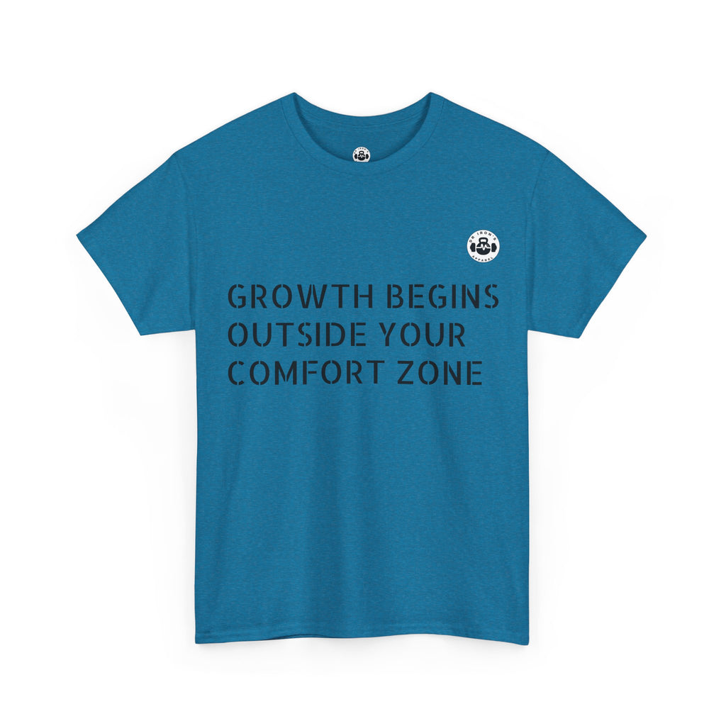 Inspirational Growth Tee, Motivational T-Shirt, Comfortable Cotton Shirt, Gift for Graduates, Personal Growth Apparel