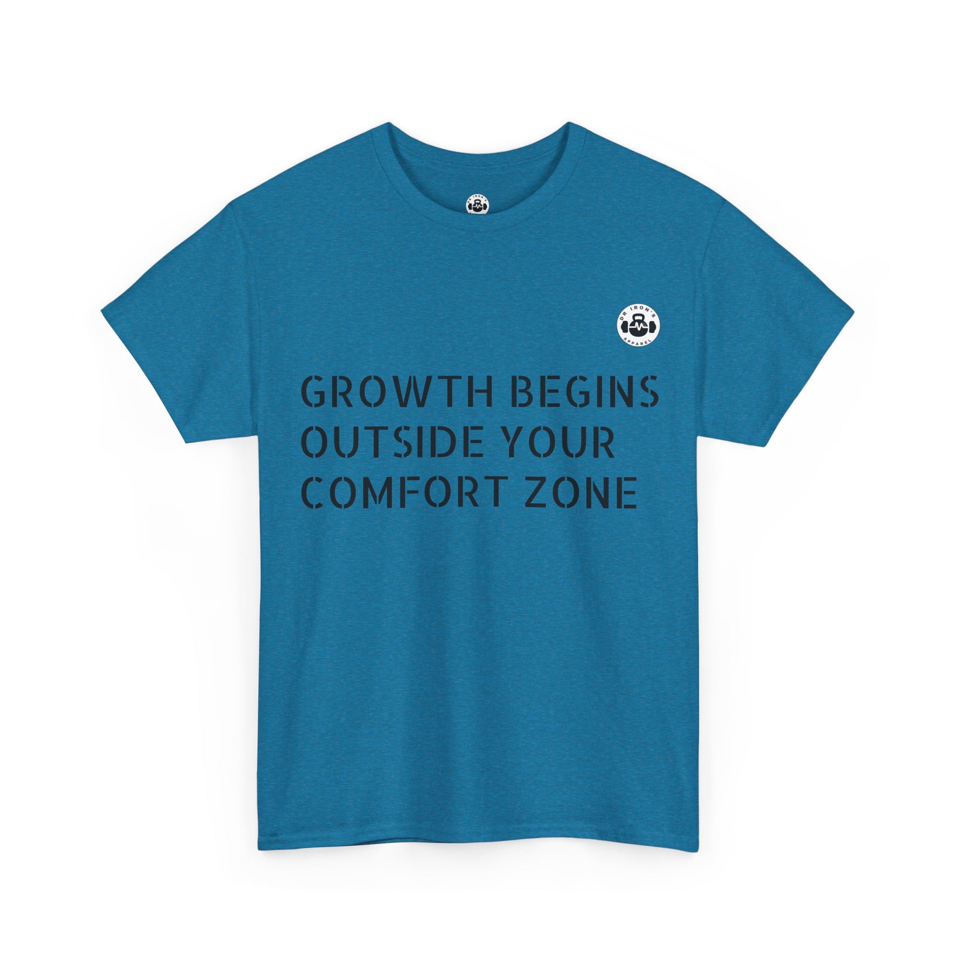 Inspirational Growth Tee, Motivational T-Shirt, Comfortable Cotton Shirt, Gift for Graduates, Personal Growth Apparel