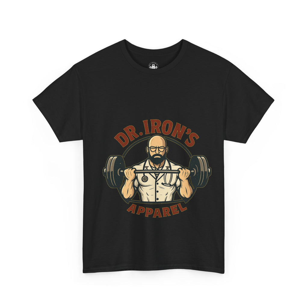 Gym Motivation Tee - Dr. Iron's Apparel, Fitness Shirt, Workout Gear, Weightlifting Gift, Inspirational T-Shirt
