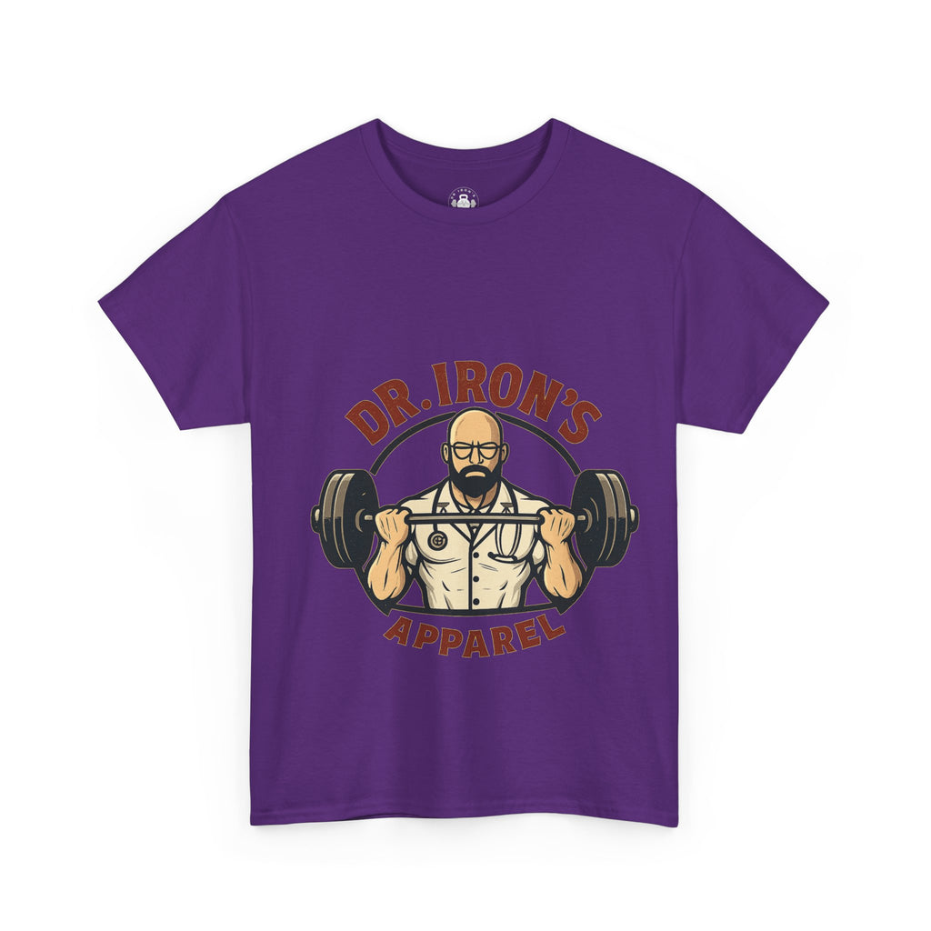 Gym Motivation Tee - Dr. Iron's Apparel, Fitness Shirt, Workout Gear, Weightlifting Gift, Inspirational T-Shirt