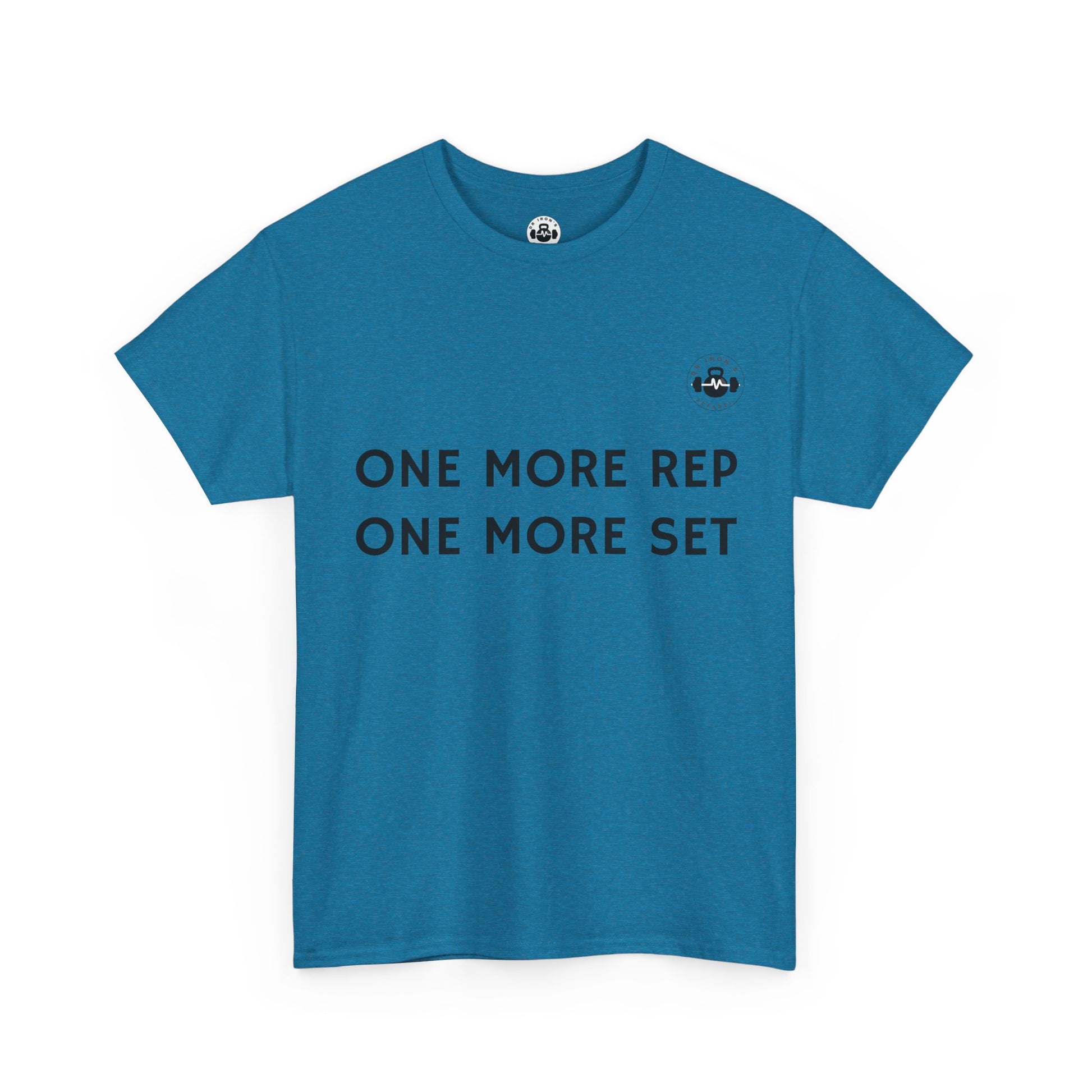 Motivational Workout Tee - One More Rep One More Set, Fitness Shirt, Gym Top, Gift for Gym Lovers, Casual Wear