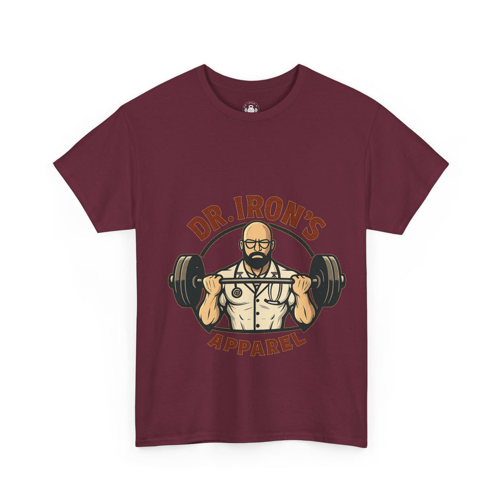 Gym Motivation Tee - Dr. Iron's Apparel, Fitness Shirt, Workout Gear, Weightlifting Gift, Inspirational T-Shirt