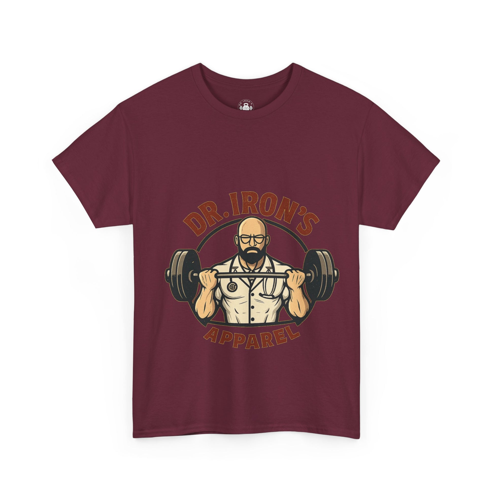 Gym Motivation Tee - Dr. Iron's Apparel, Fitness Shirt, Workout Gear, Weightlifting Gift, Inspirational T-Shirt