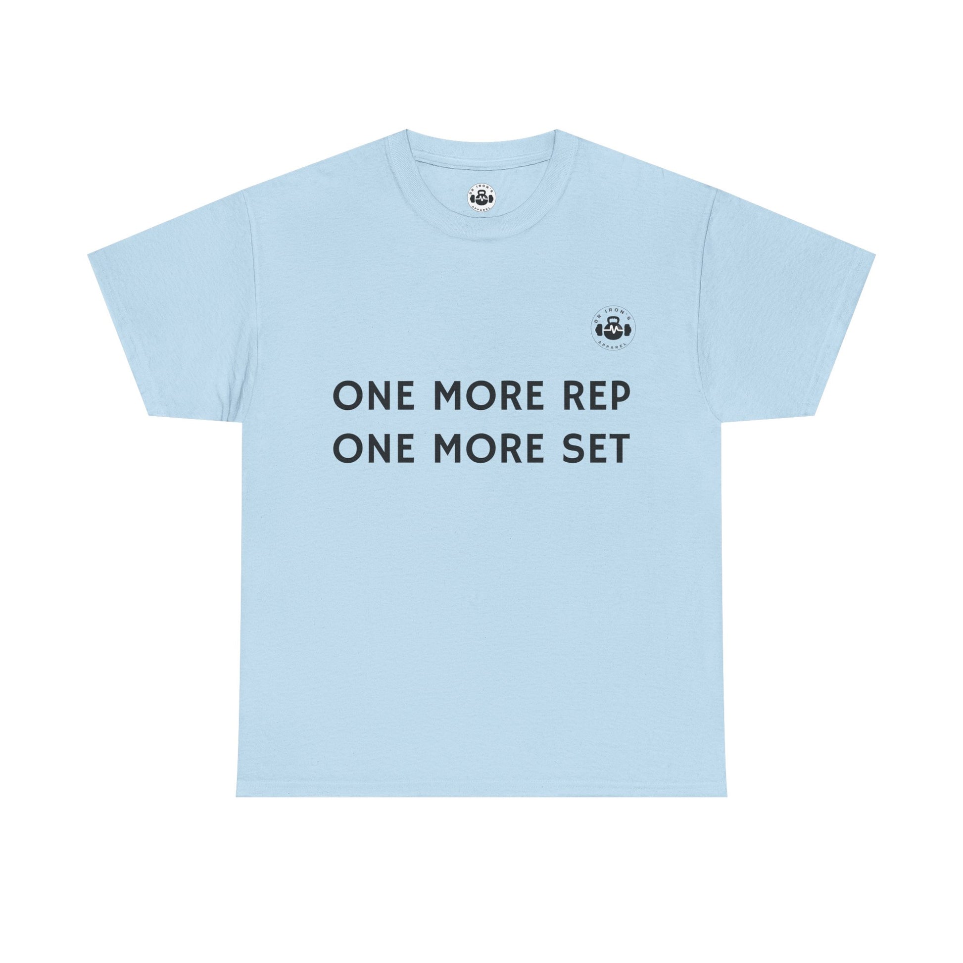 Motivational Workout Tee - One More Rep One More Set, Fitness Shirt, Gym Top, Gift for Gym Lovers, Casual Wear