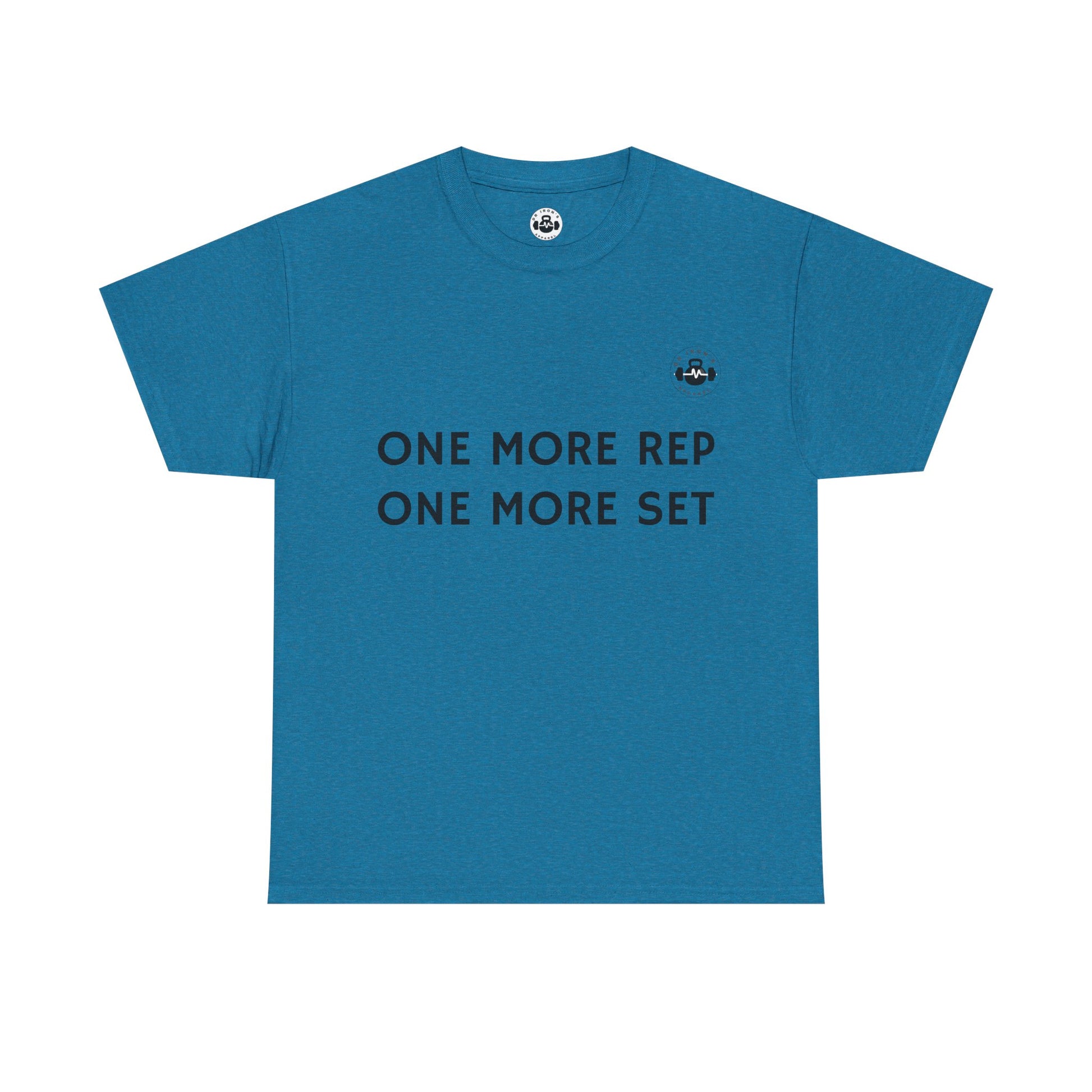 Motivational Workout Tee - One More Rep One More Set, Fitness Shirt, Gym Top, Gift for Gym Lovers, Casual Wear