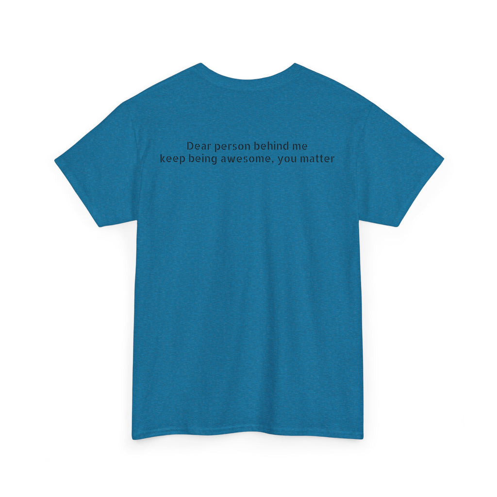 Motivational Unisex Heavy Cotton Tee, Fitness Shirt, Inspirational Apparel, Gift for Gym Lovers, Positive Message Tee, Everyday Wear