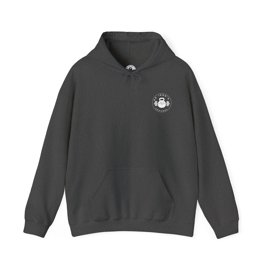 Copy of Copy of Dr. Iron's Motivational Fitness Hoodie, Gym Apparel, Unisex Sweatshirt, Workout Gift, Inspirational Clothing, Fitness Goals