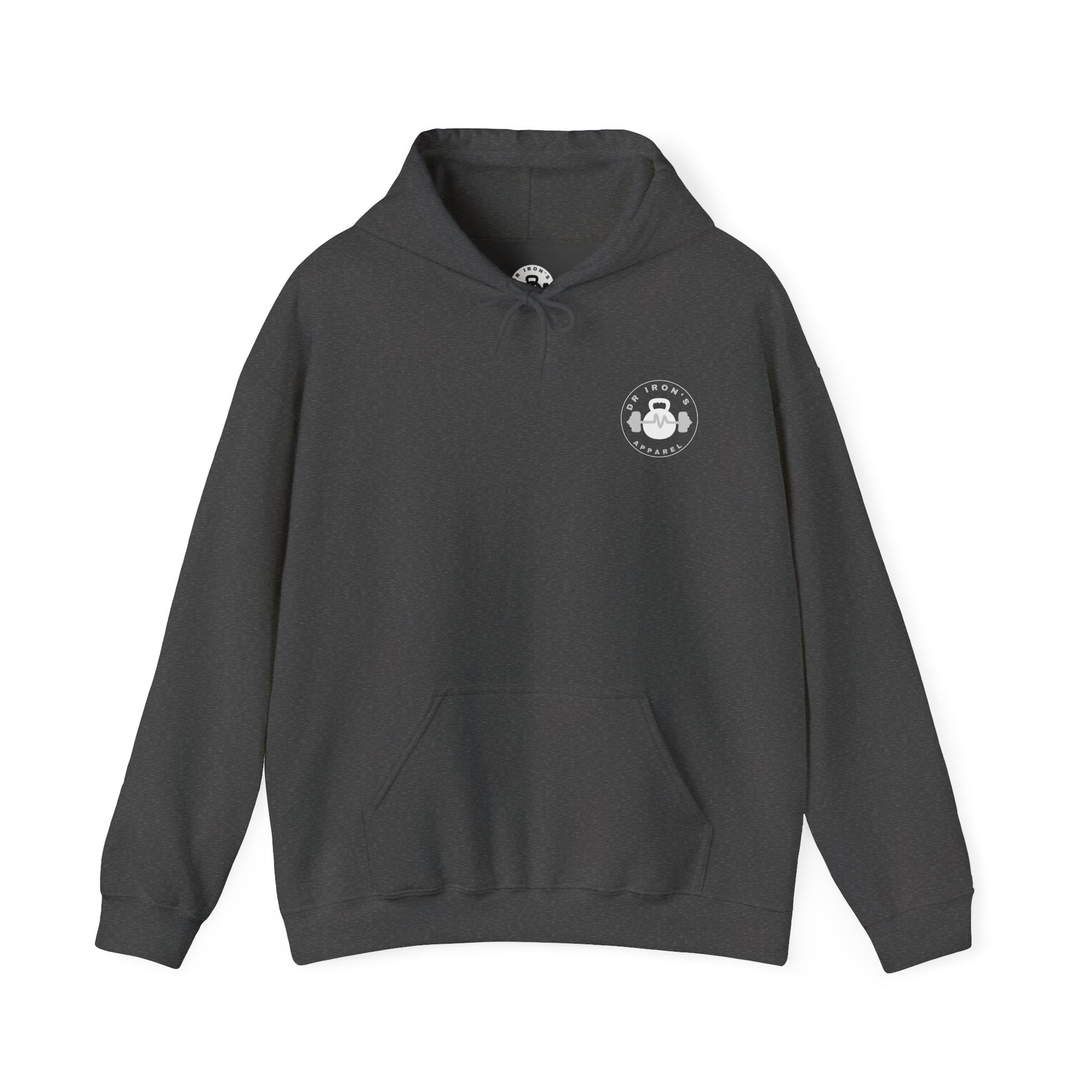 Copy of Copy of Dr. Iron's Motivational Fitness Hoodie, Gym Apparel, Unisex Sweatshirt, Workout Gift, Inspirational Clothing, Fitness Goals
