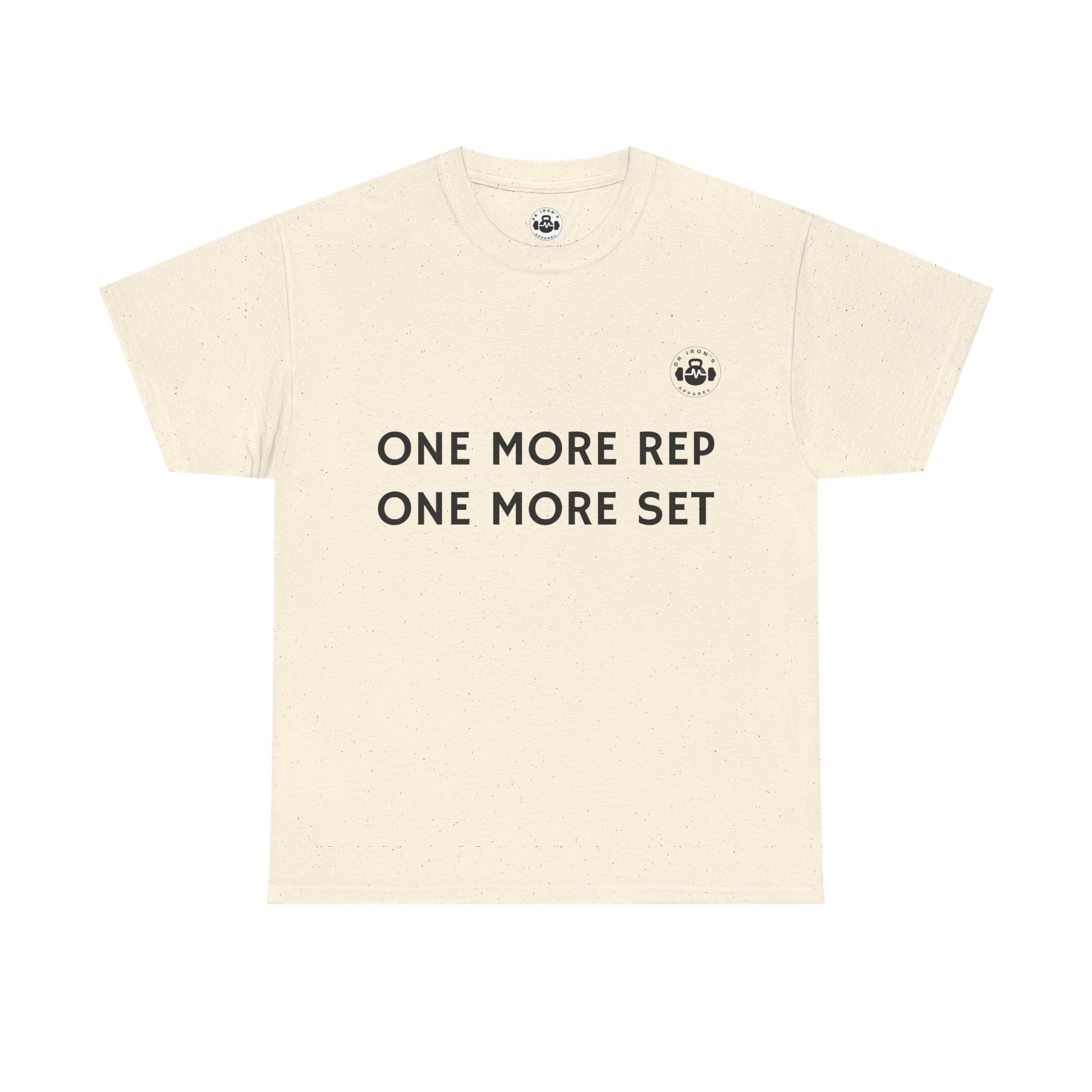 Motivational Workout Tee - One More Rep One More Set, Fitness Shirt, Gym Top, Gift for Gym Lovers, Casual Wear