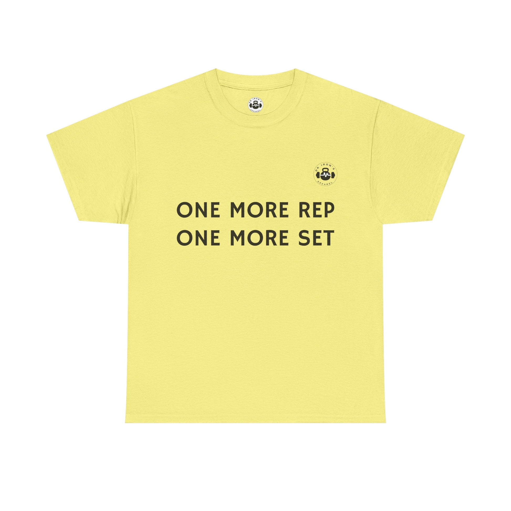 Motivational Workout Tee - One More Rep One More Set, Fitness Shirt, Gym Top, Gift for Gym Lovers, Casual Wear