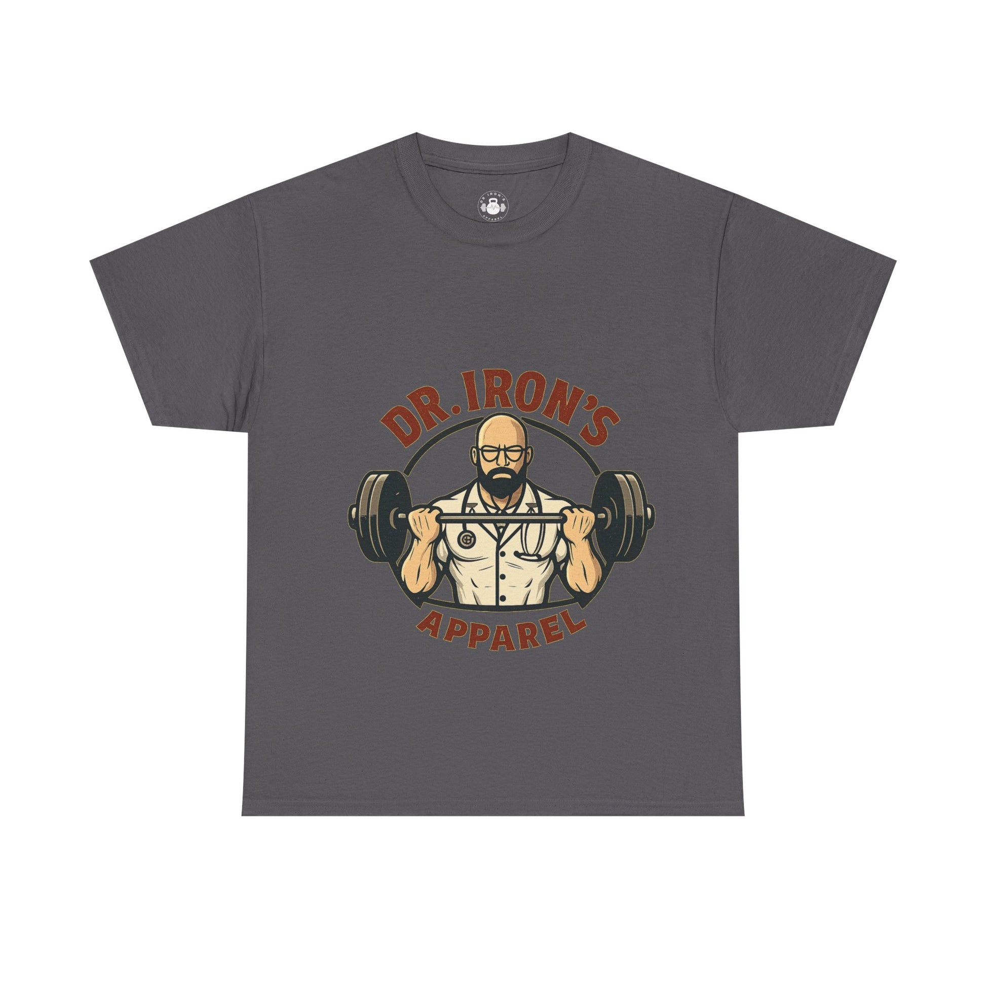 Gym Motivation Tee - Dr. Iron's Apparel, Fitness Shirt, Workout Gear, Weightlifting Gift, Inspirational T-Shirt