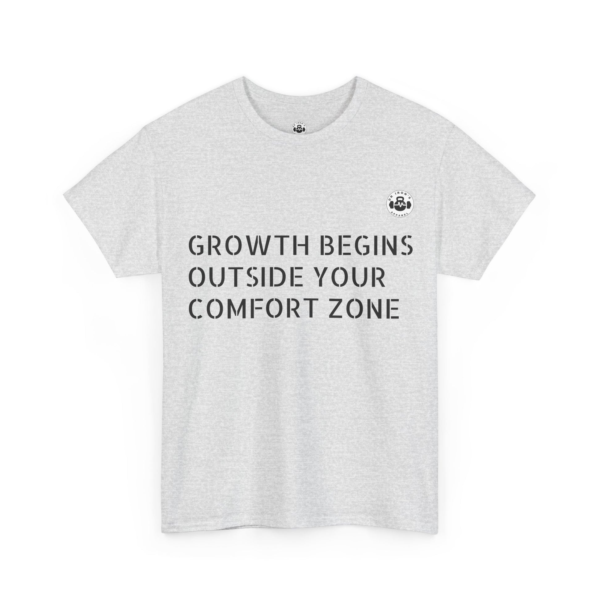 Inspirational Growth Tee, Motivational T-Shirt, Comfortable Cotton Shirt, Gift for Graduates, Personal Growth Apparel