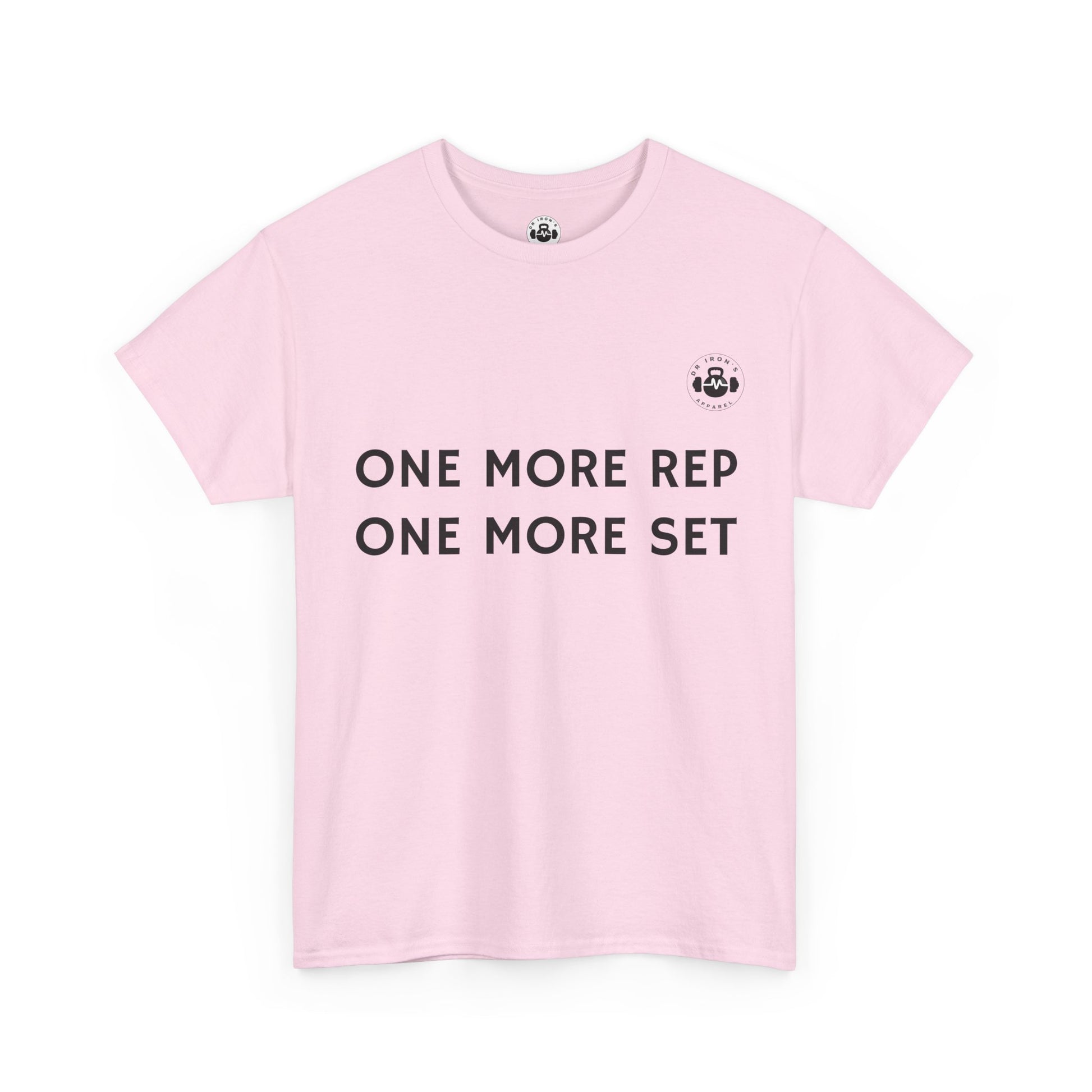 Motivational Workout Tee - One More Rep One More Set, Fitness Shirt, Gym Top, Gift for Gym Lovers, Casual Wear