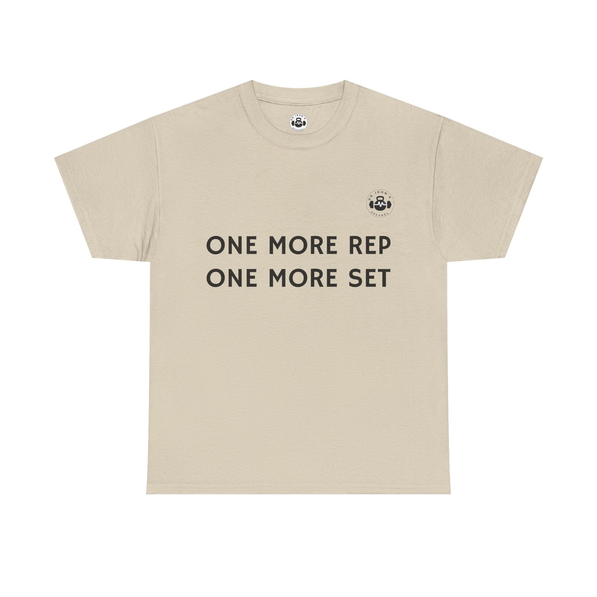 Motivational Workout Tee - One More Rep One More Set, Fitness Shirt, Gym Top, Gift for Gym Lovers, Casual Wear